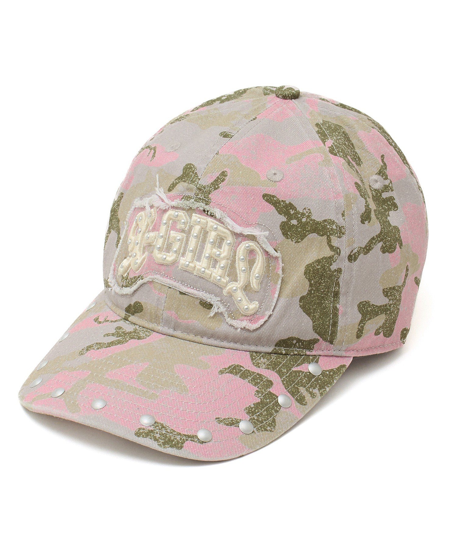 STUDDED LOGO PATCH 6PANEL CAP