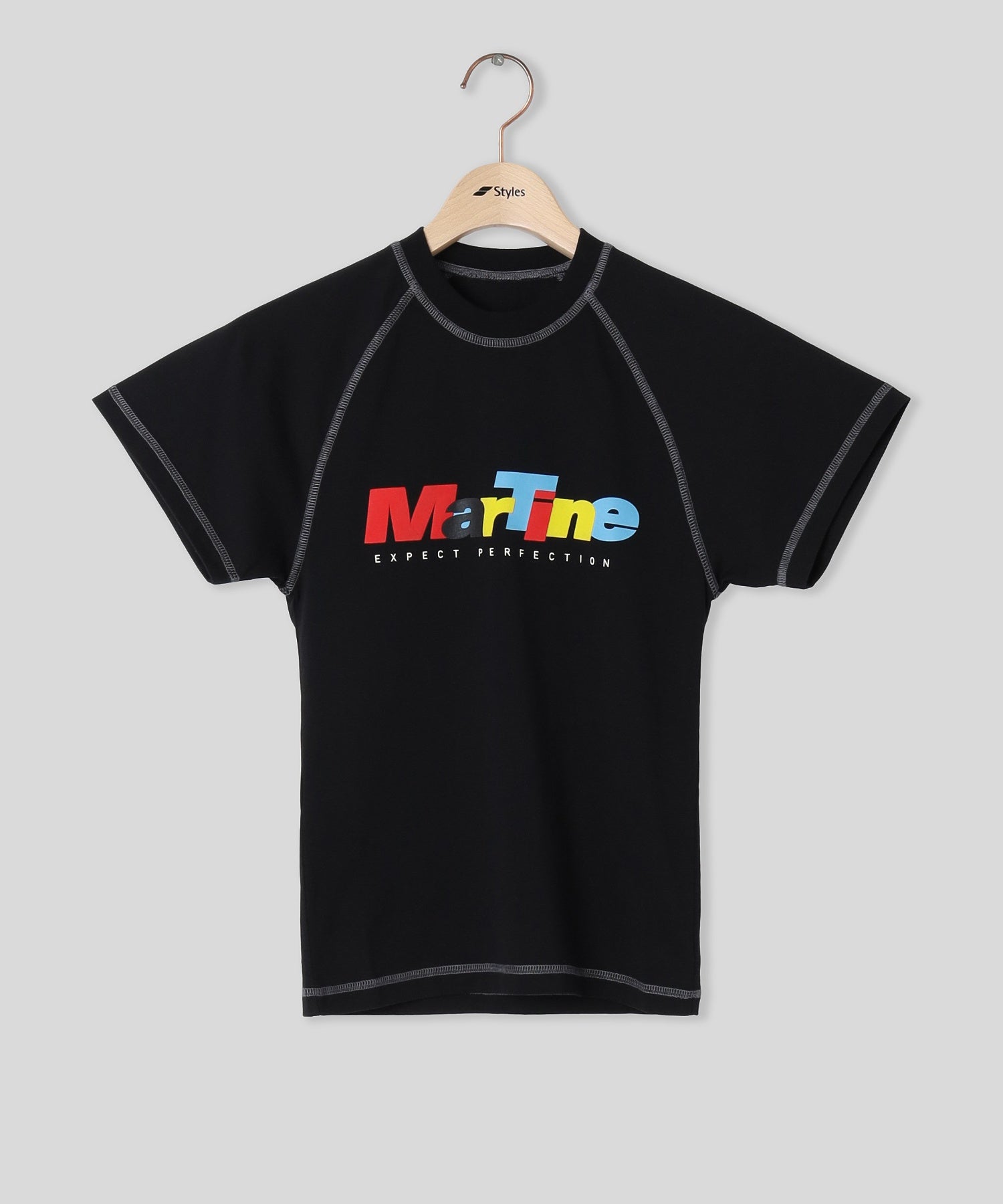 MARTINE ROSE/マーティン ローズ/RAGLAN SHRUNKEN T-SHIRT 639JS02001P
