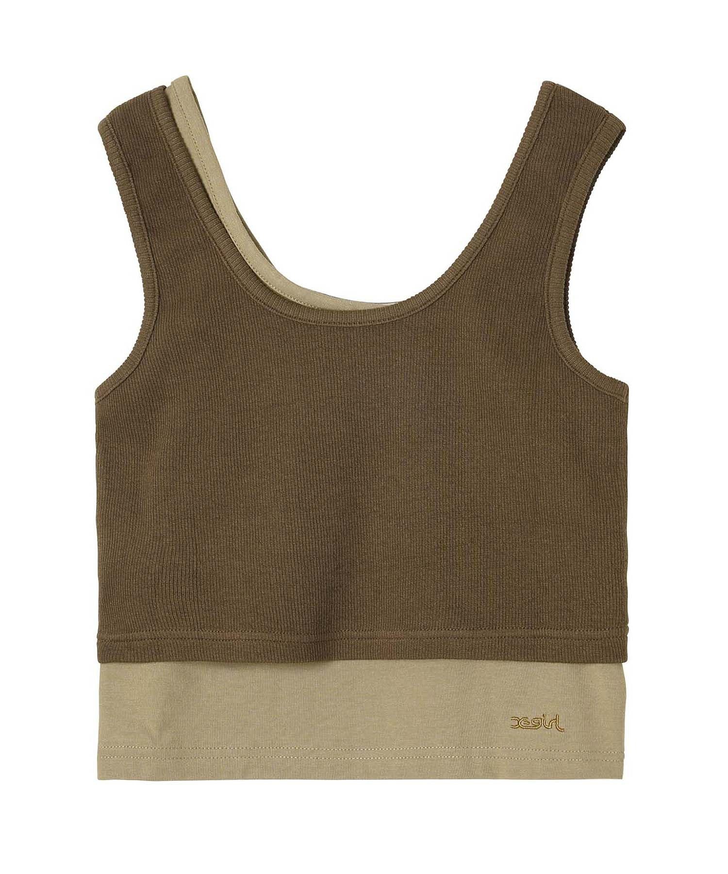 2P LAYERED TANK TOP X-girl