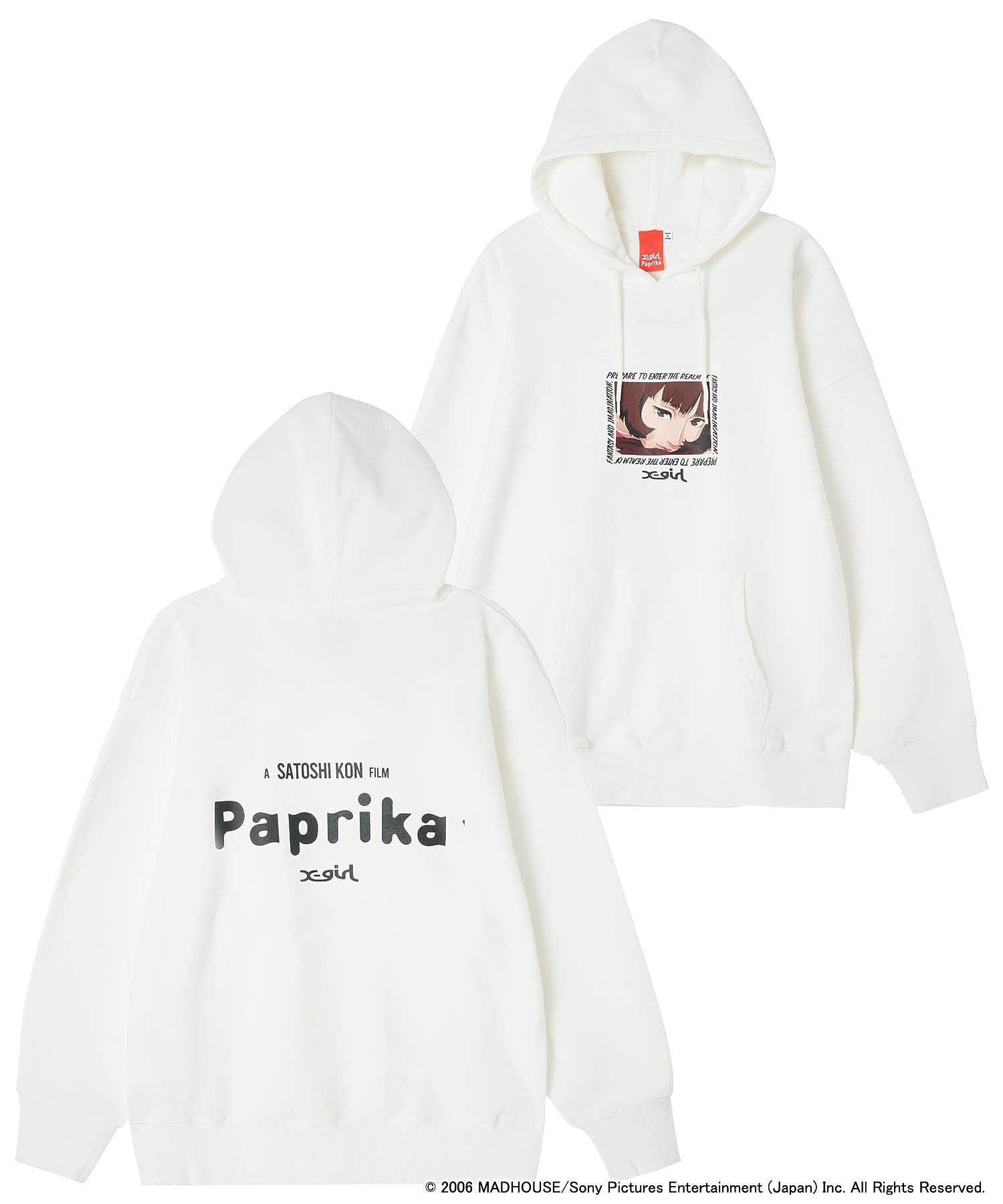 X-girl × PAPRIKA FACE SWEAT HOODIE