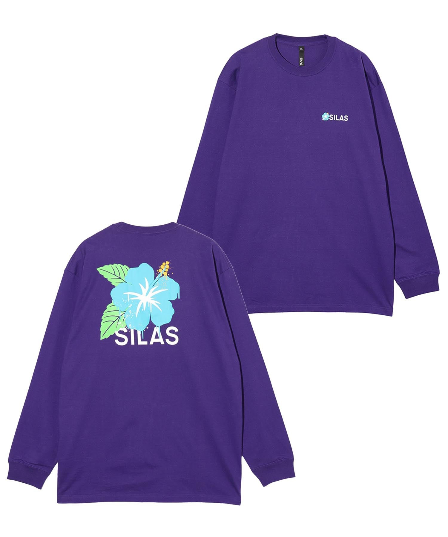 HIBISCUS PRINT L/S TEE SILAS
