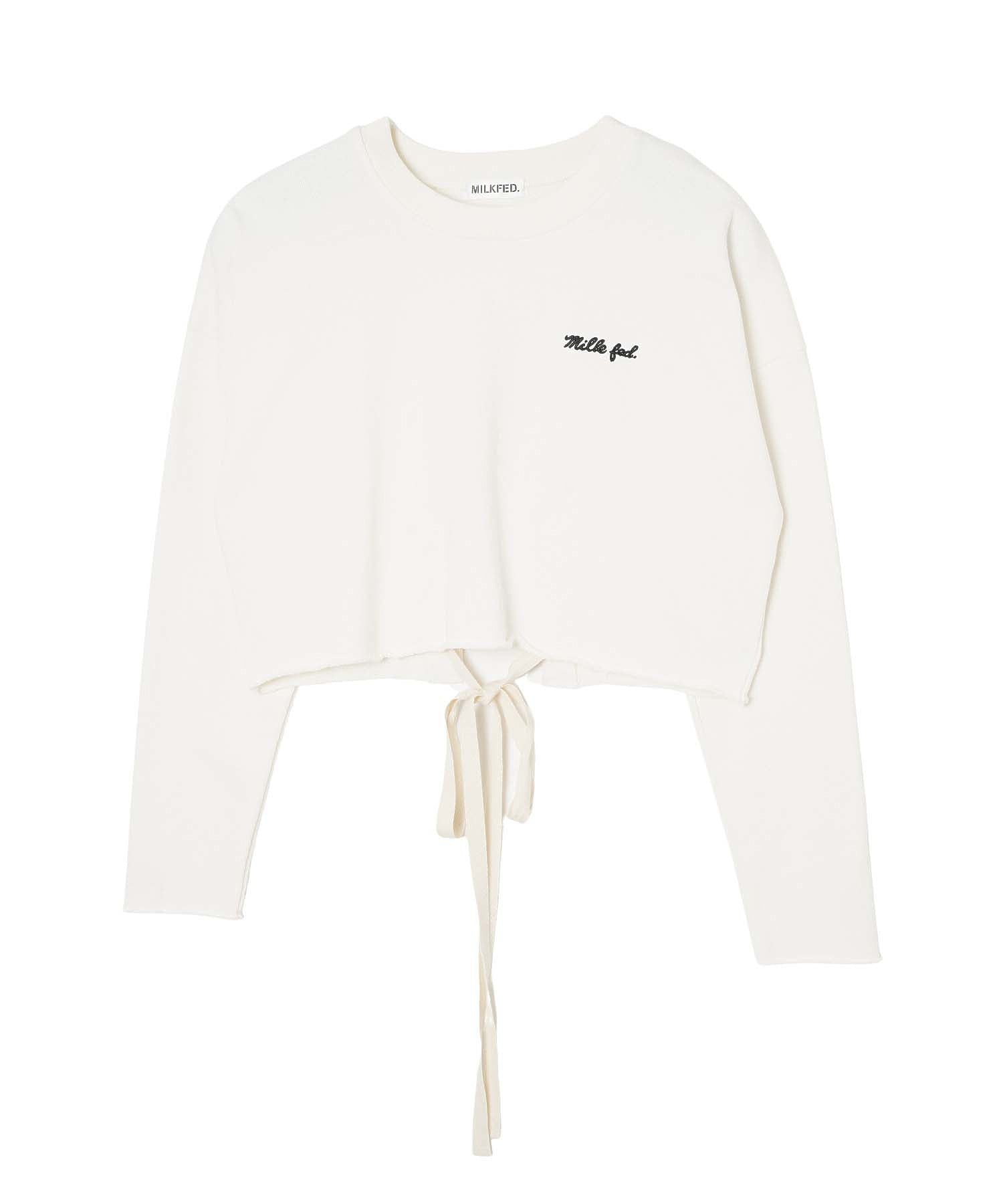 LACE UP SWEAT TOP MILKFED.