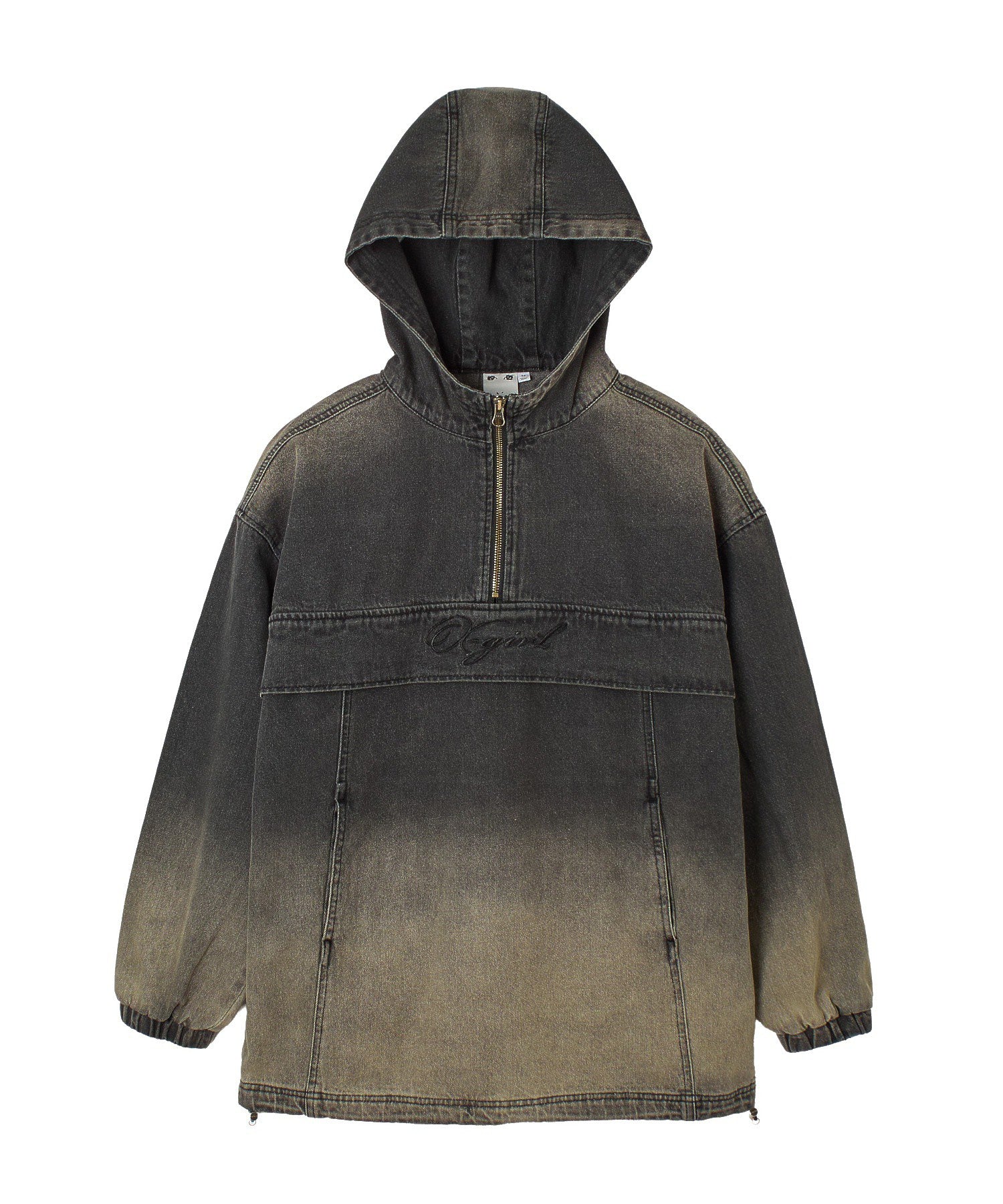 DUSTY DENIM ANORAK DRESS
