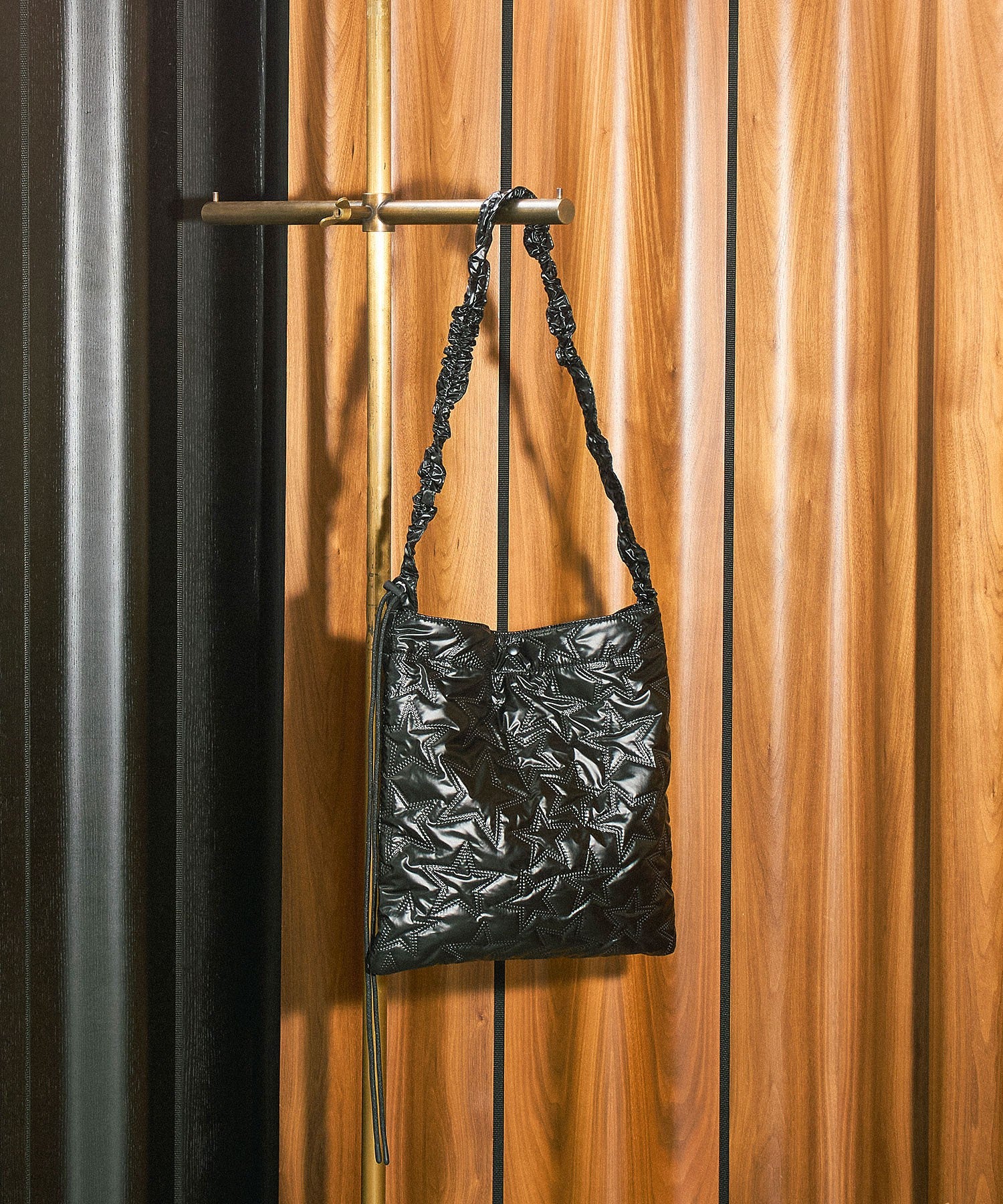 STITCHED STAR SHOULDER BAG