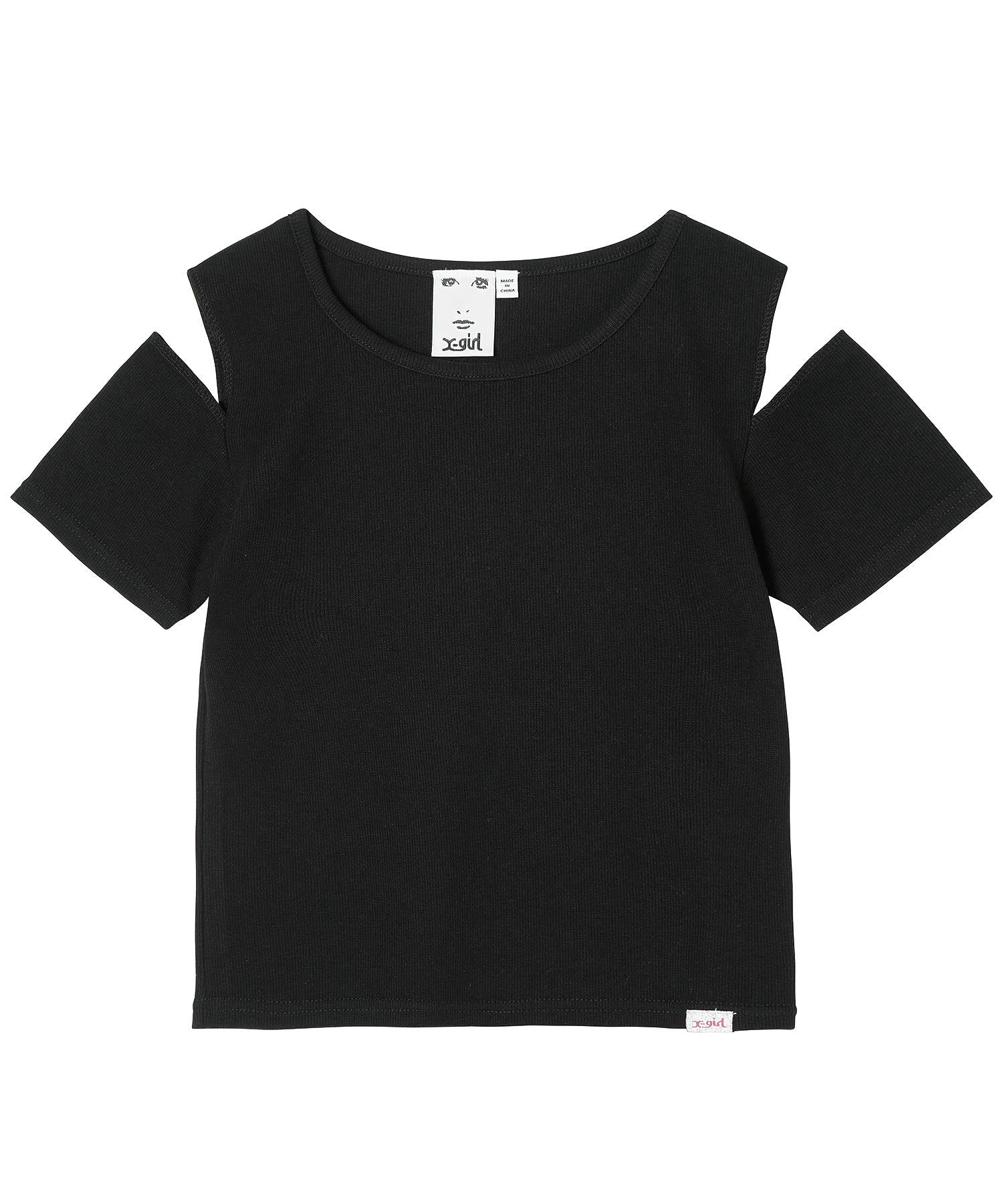 CUT OUT SHOULDER S/S TOP X-girl