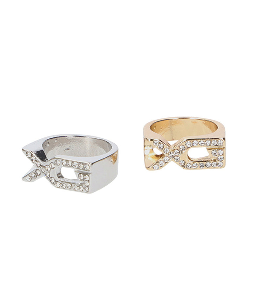 e.m. エックスガール コラボリング XG EMBLEM RHINESTONE RING – calif（カリフ）公式サイト