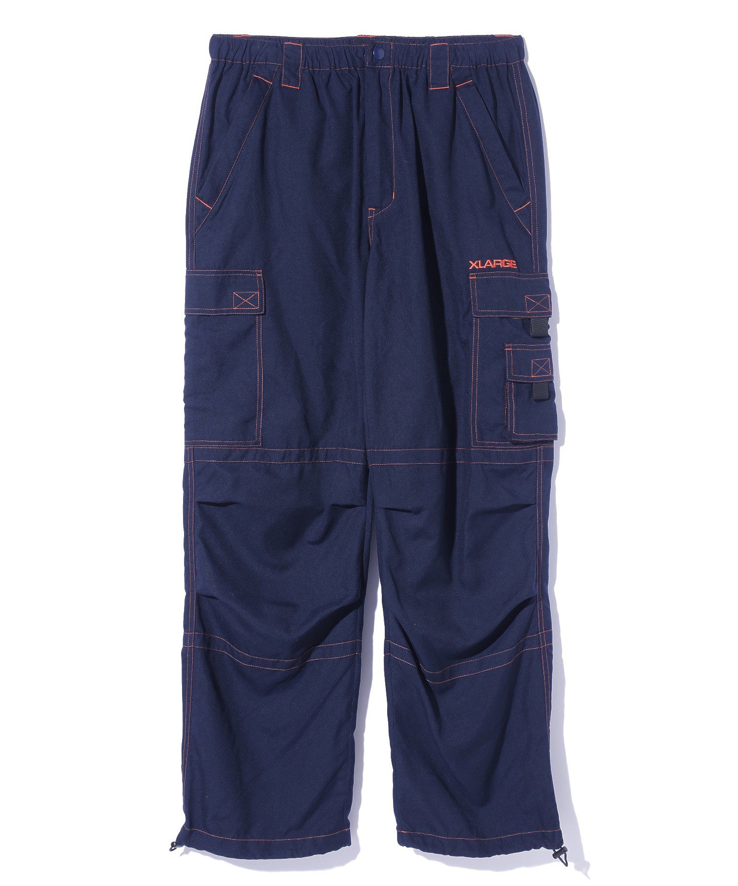 CONTRAST STITCH CARGO PANTS