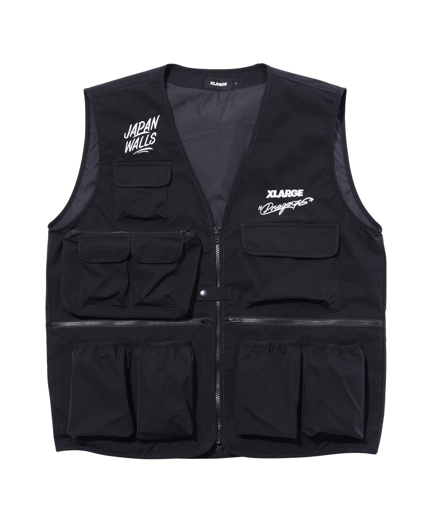 XLARGE x Dragon76 x JAPAN WALLS MILITARY VEST calif-ART
