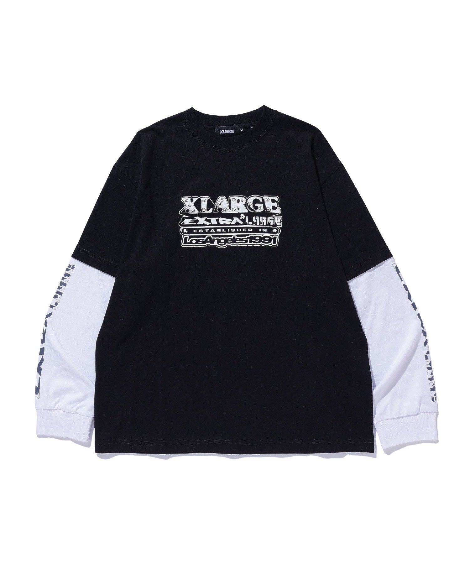 EXTRALARGE LAYERED L/S TEE