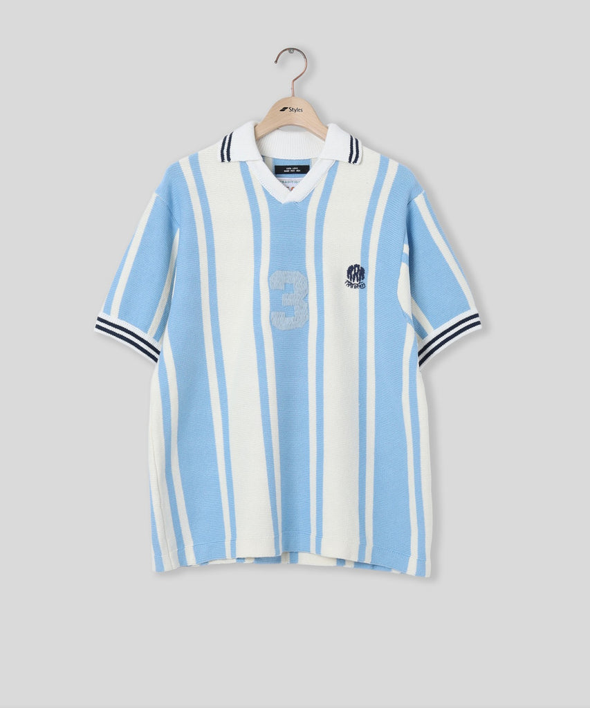 ライスナインテン　半袖ニットゲームシャツ RICE NINE TEN/ライスナインテン/KNITTED SOCCER SHIRT KN-SCS – calif