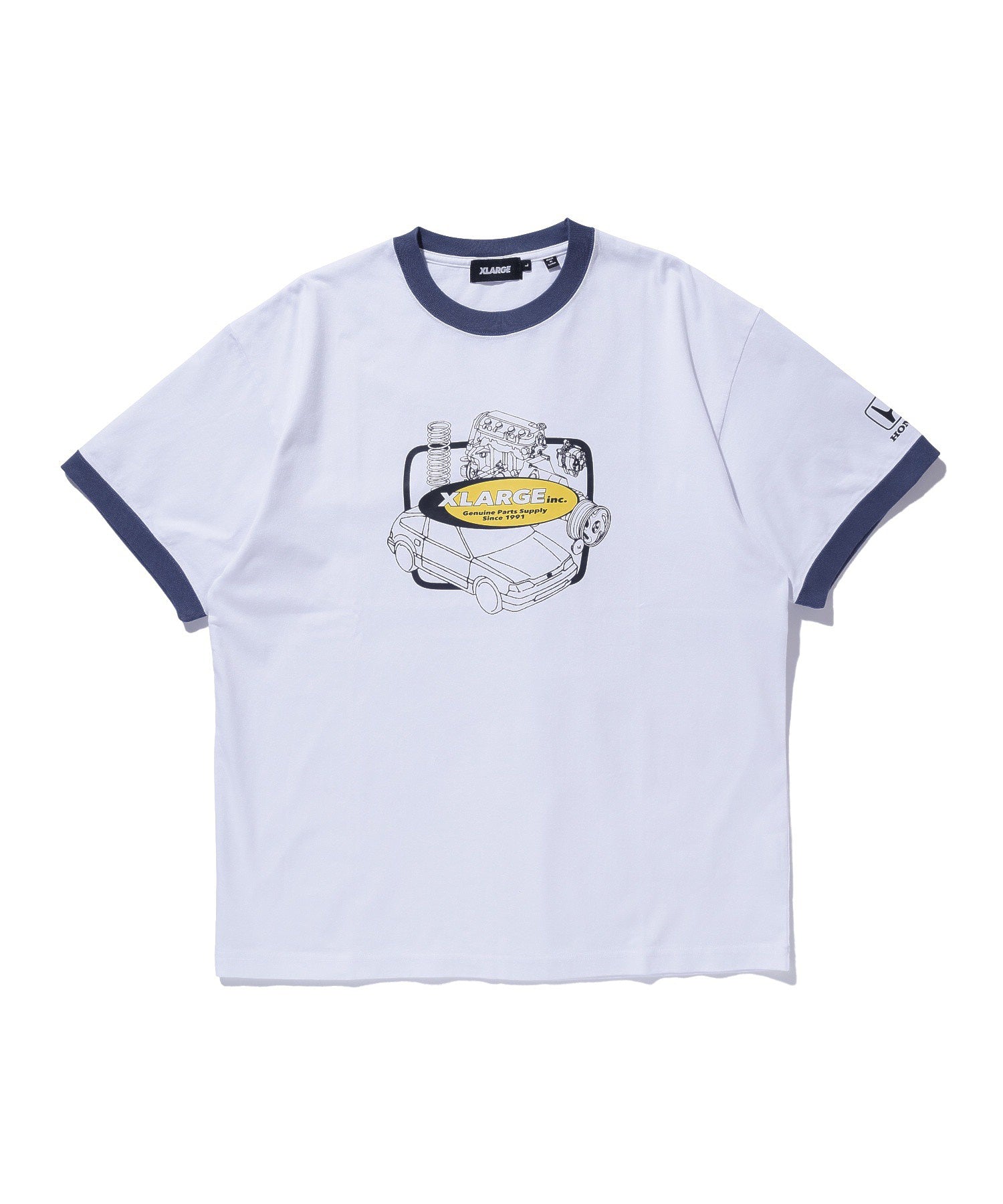 XLARGE×Honda PARTS SUPPLIERS RINGER S/S TEE