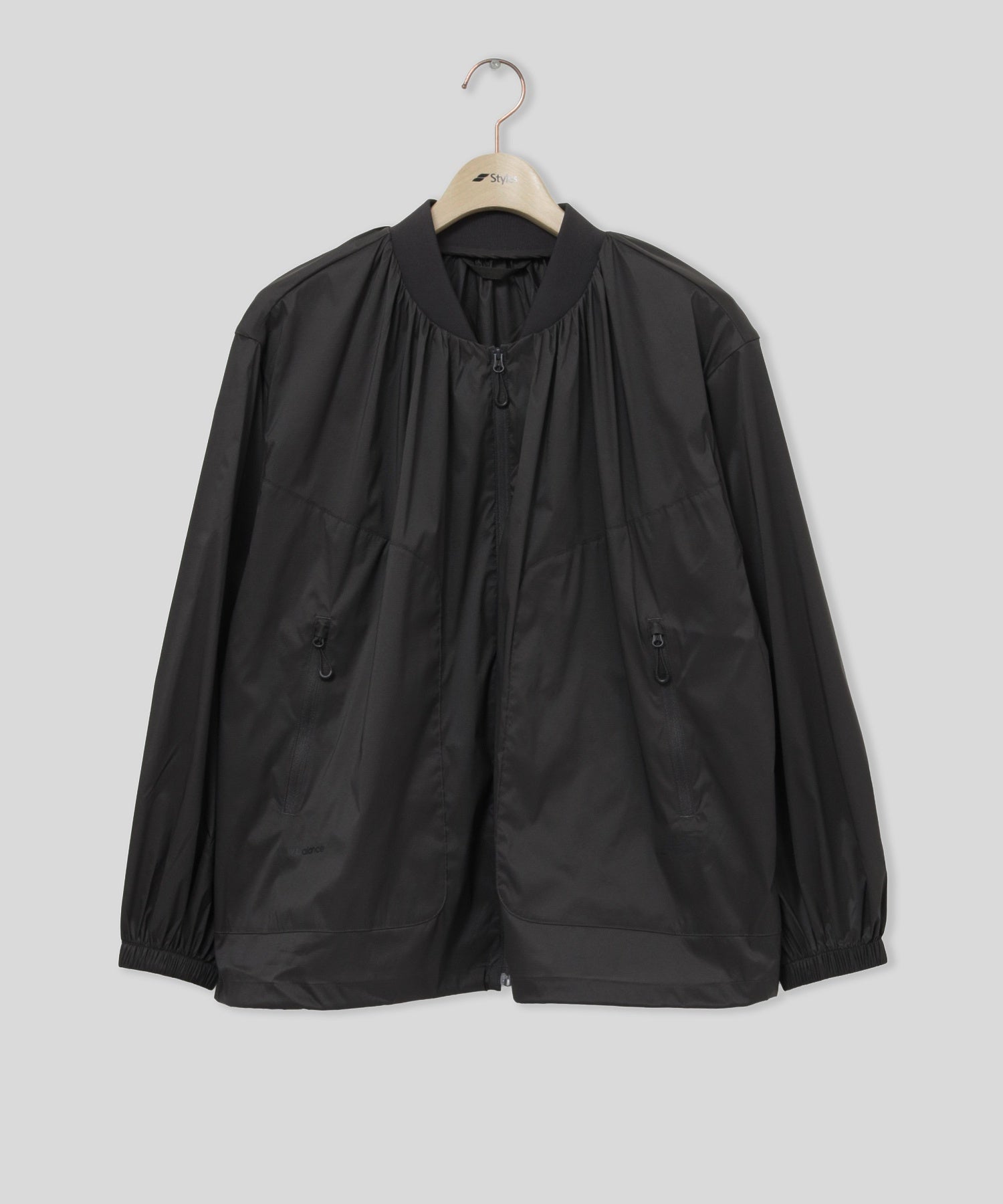 NEW BALANCE/ニューバランス/W NB Grey LIGHT WEIGHT JACKET WJ61946C