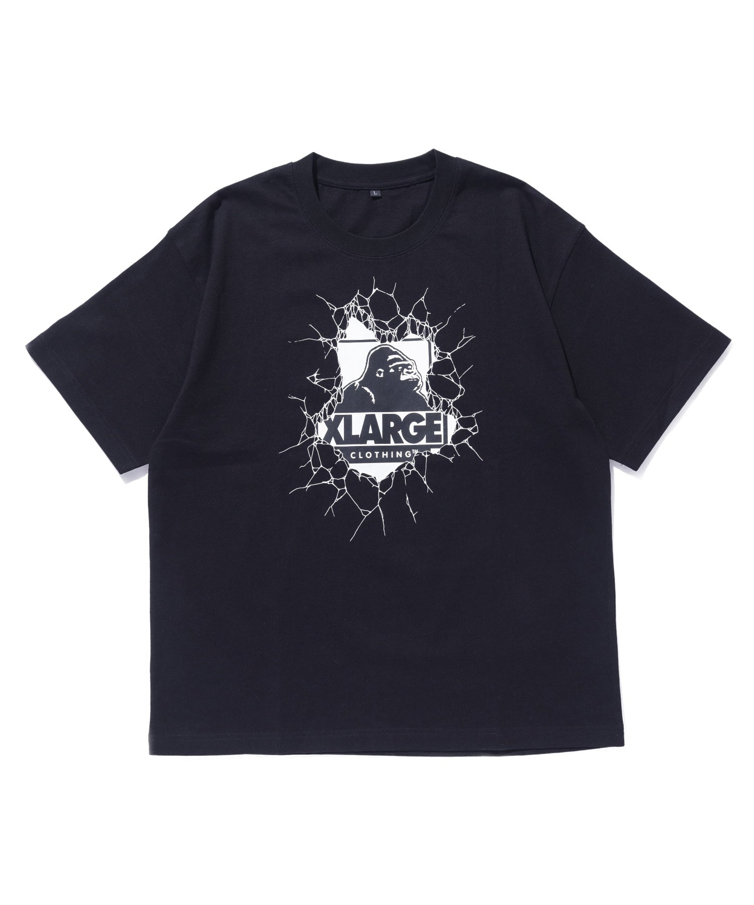 XLARGE×LIXTICK CRACK WALL OG S/S TEE