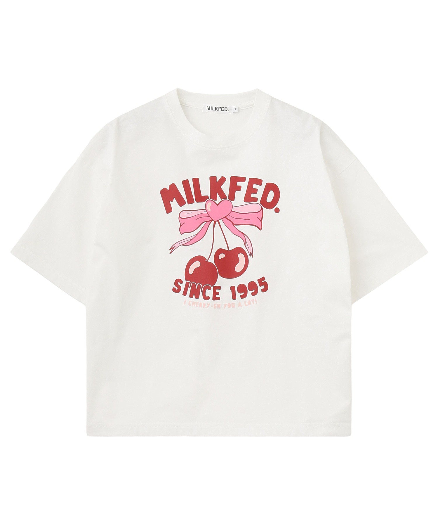 CHERRY RIBBON WIDE S/S TEE