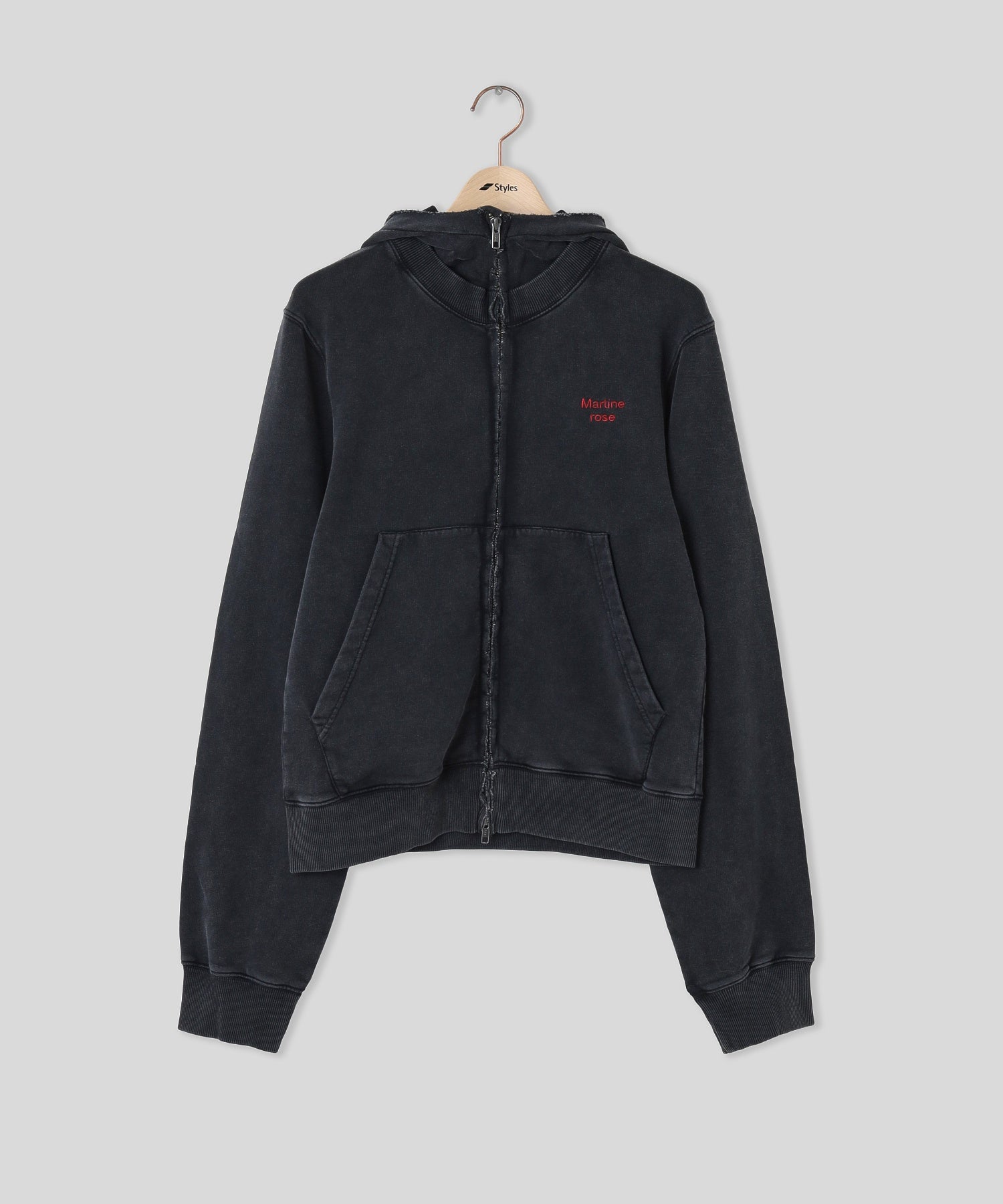 MARTINE ROSE/マーティン ローズ/HOODED ZIP CREW 682JS02002 – calif