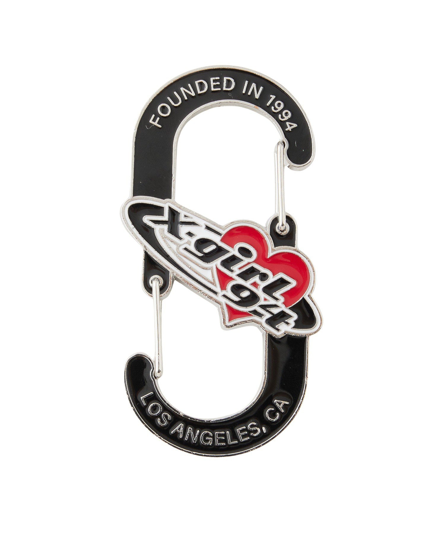 PLANET HEART LOGO CARABINER