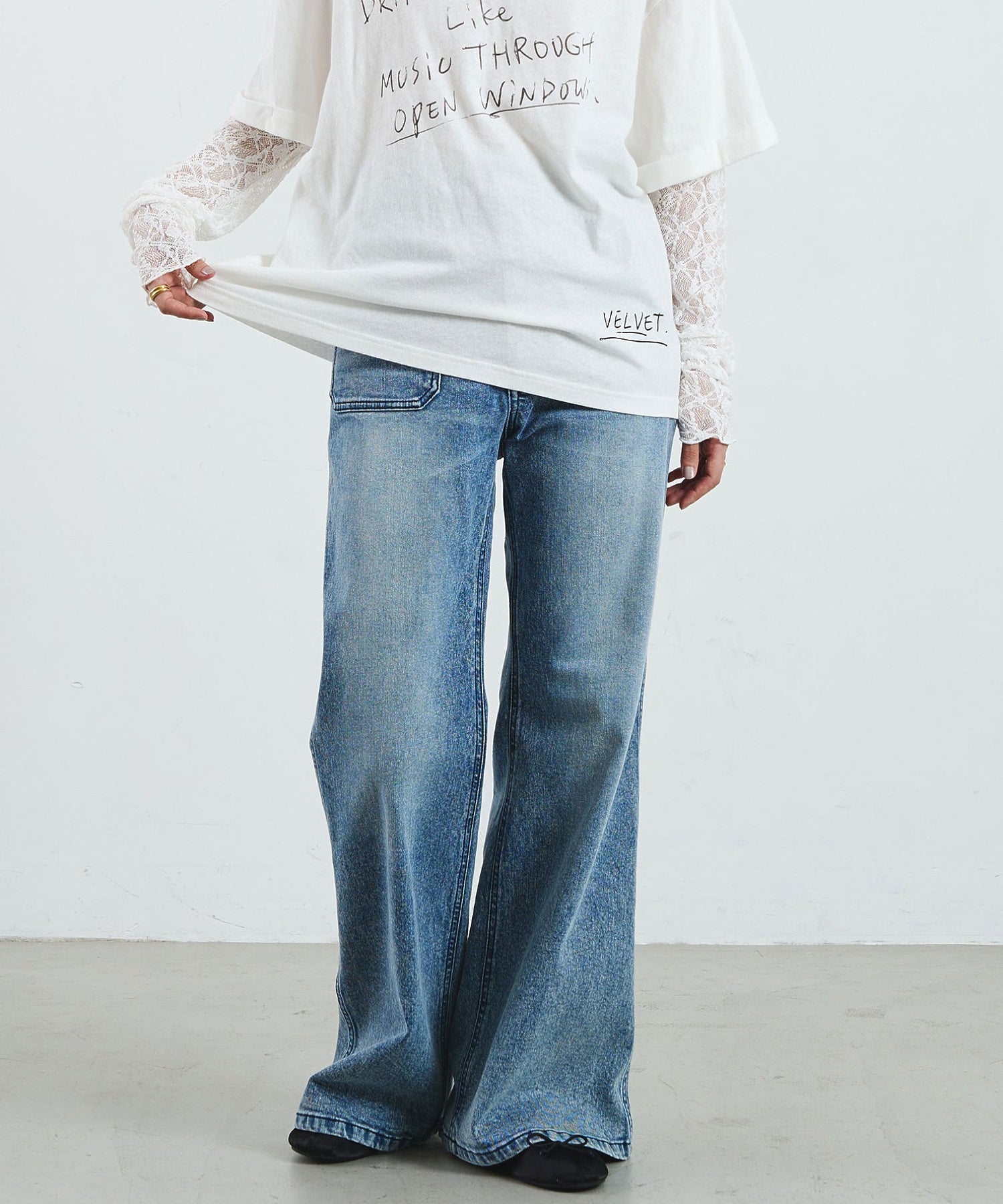 model:164cm 着用サイズ:M