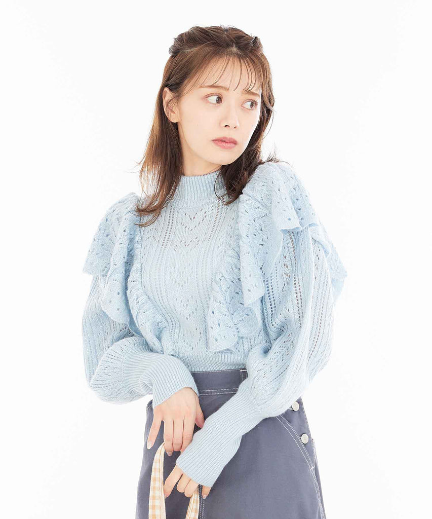最新最全のをすべて RUFFLE KNIT calif（カリフ）公式サイト – MILKFED. TOP ニット/セーター