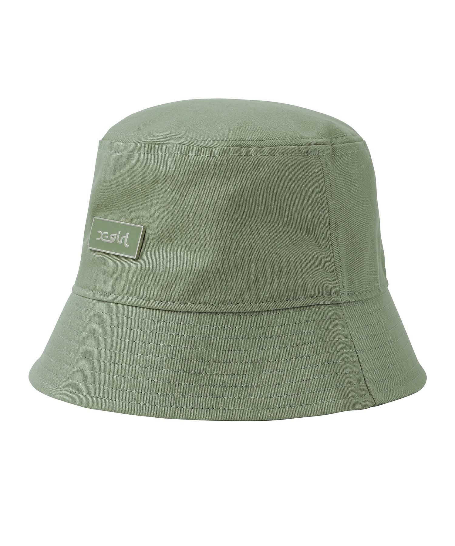 METAL PLATE BUCKET HAT X-girl