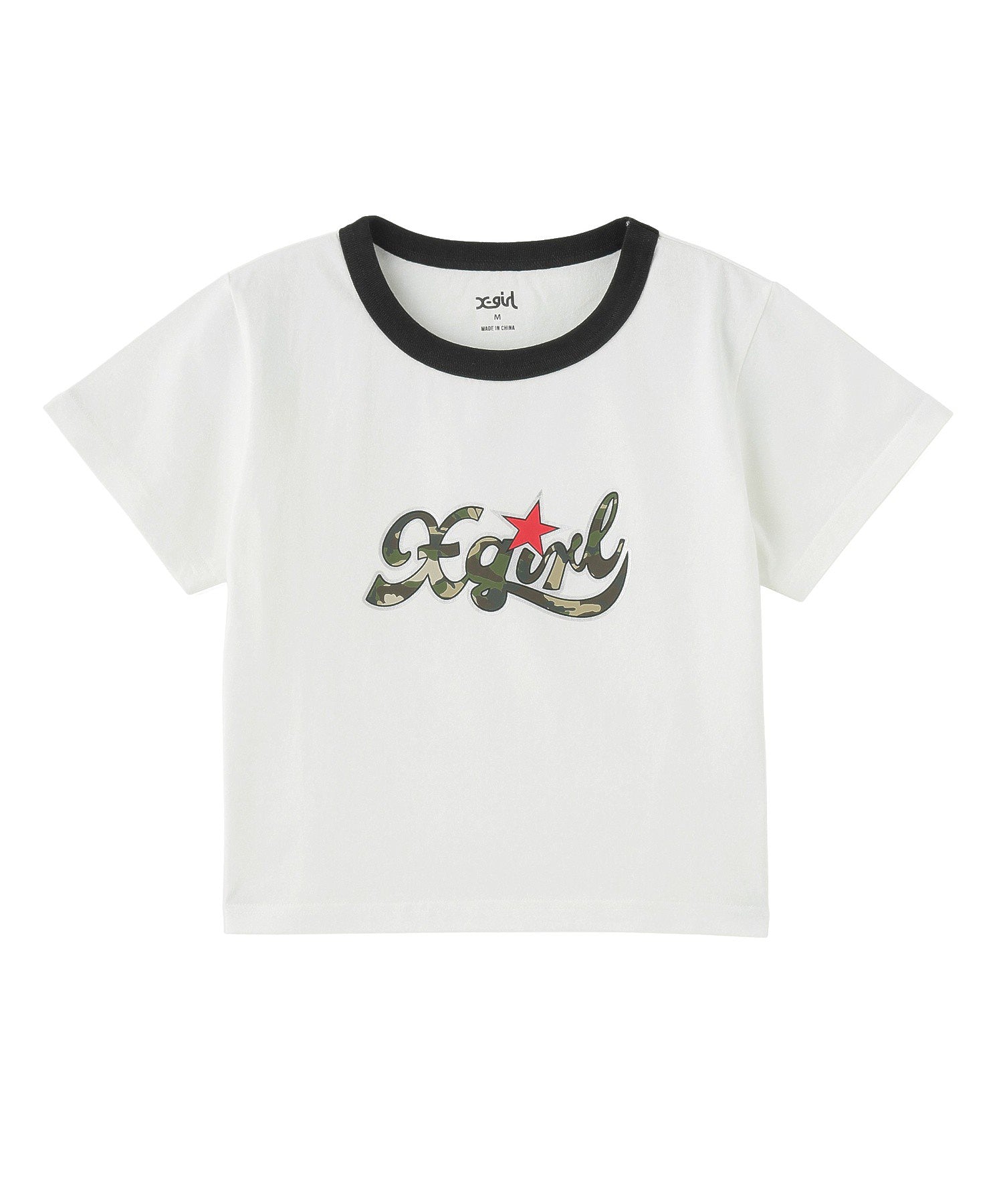 STAR CAMO LOGO S/S CROPPED TEE