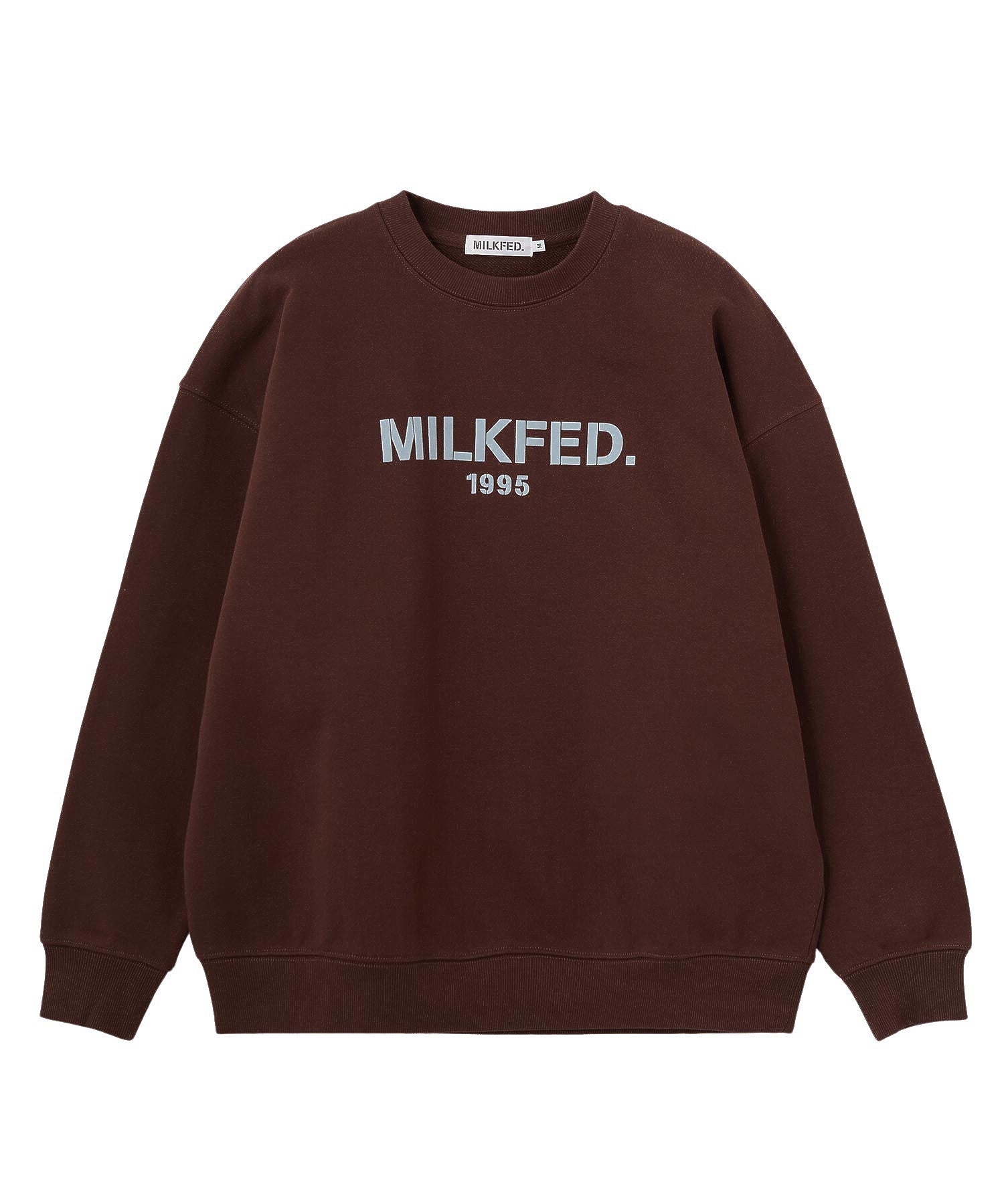 STENCIL LOGO WIDE CREW SWEAT TOP