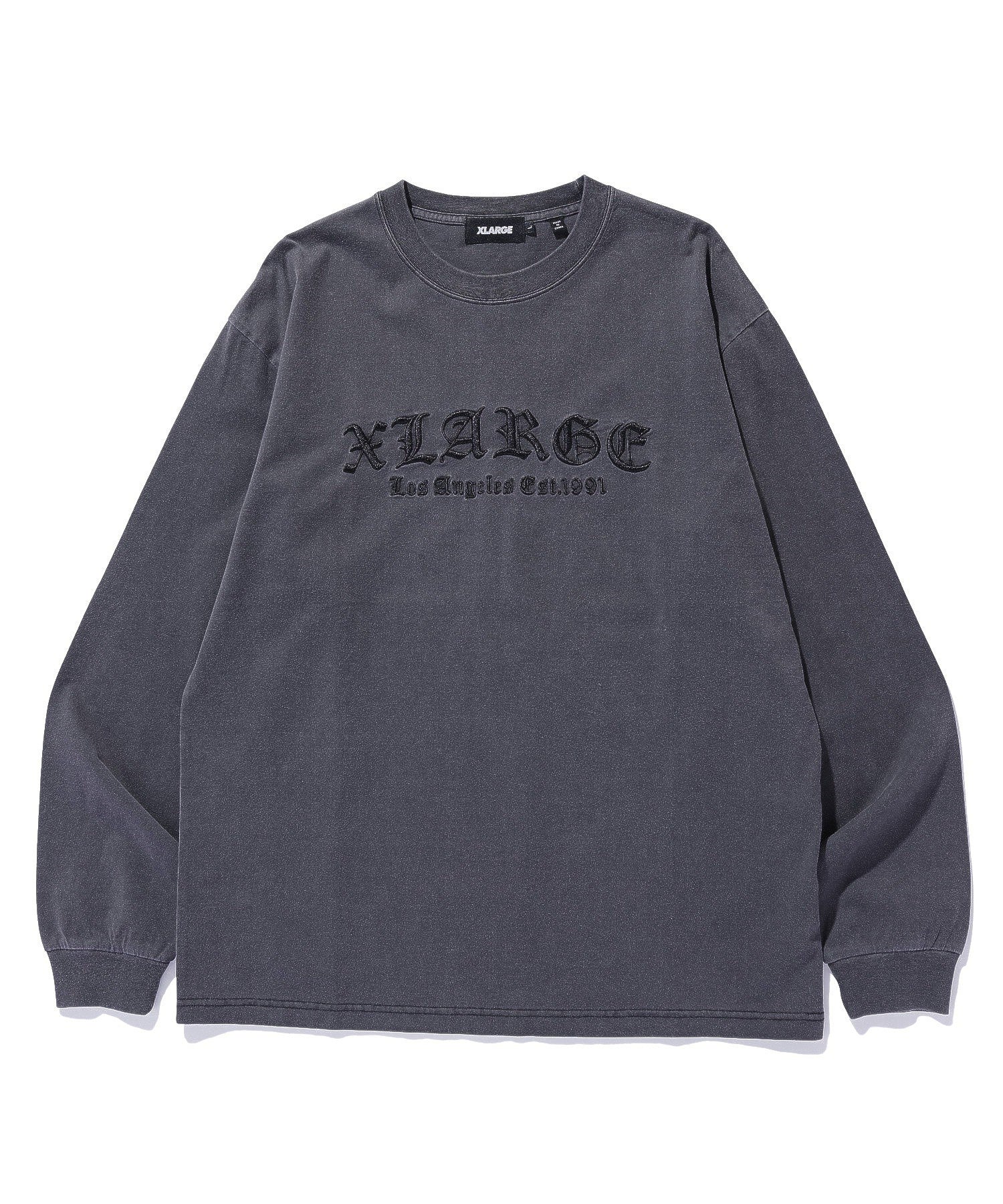 PIGMENT DYED OLD ENGLISH L/S TEE