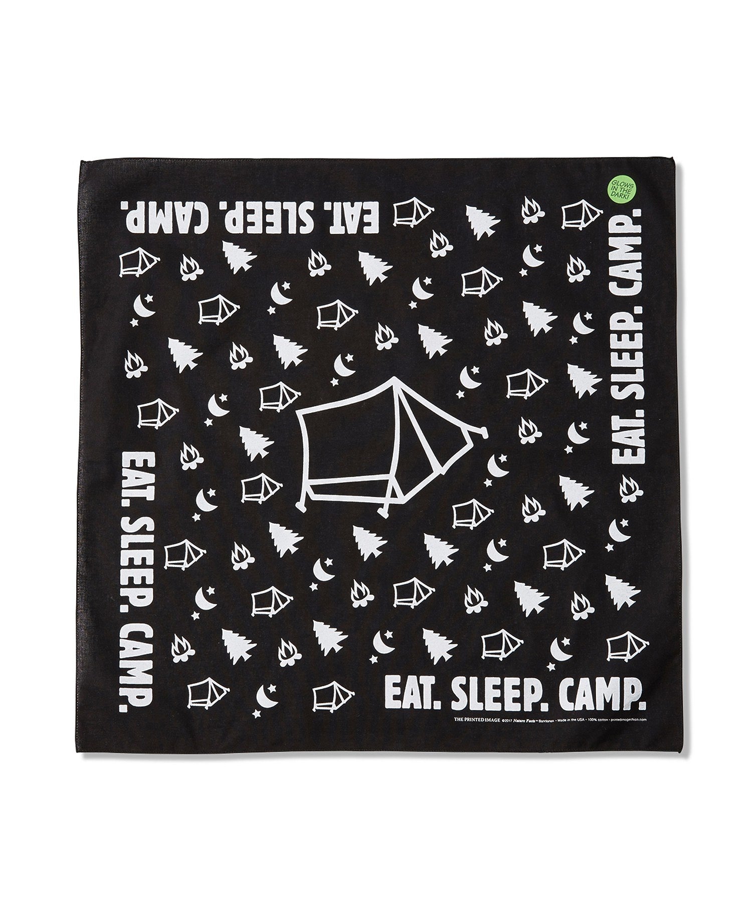 【The Printed Image】ﾈｲﾁｬｰﾌﾟﾘﾝﾄ EAT.SLEEP.CAMP.