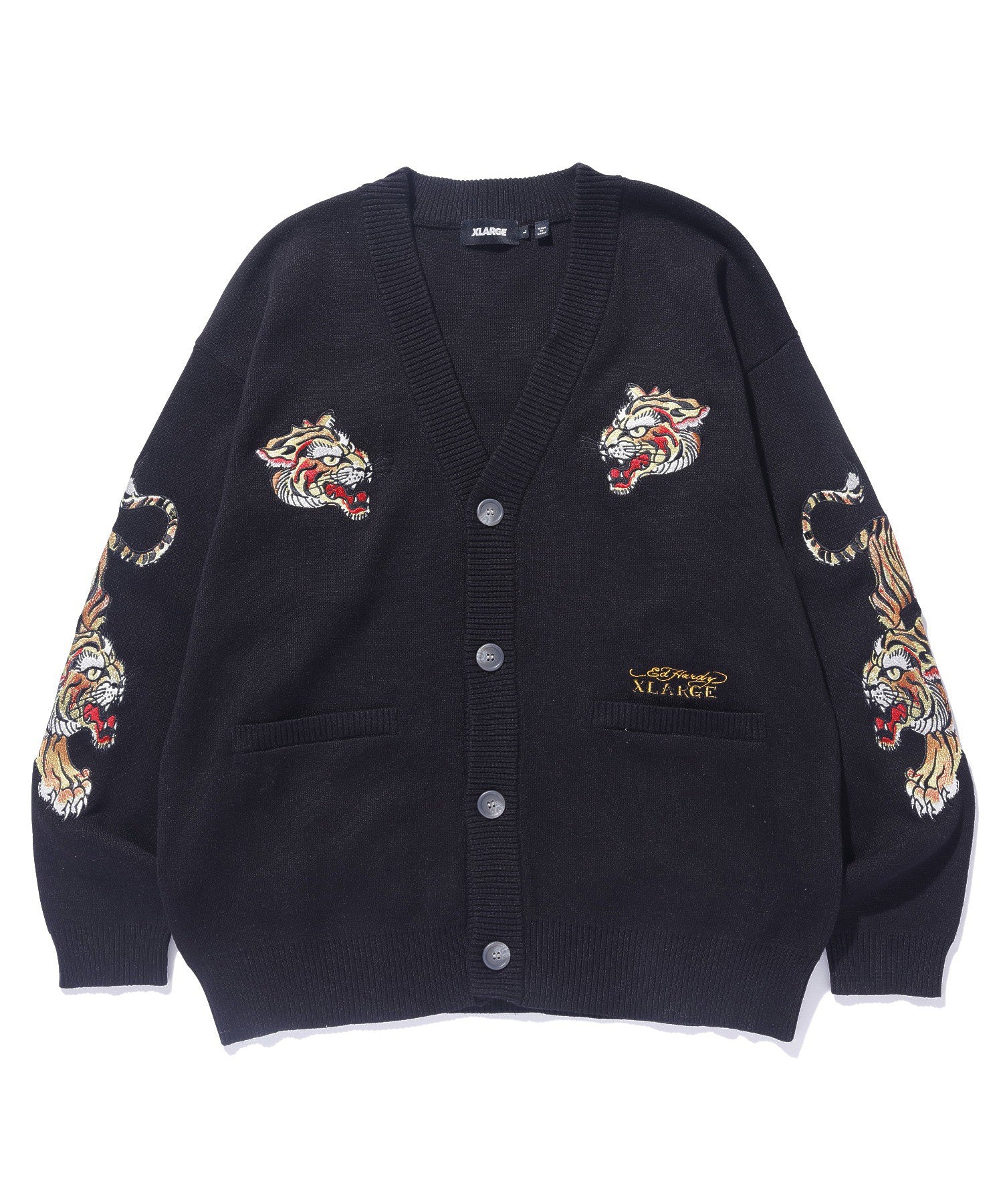 XLARGE×ED HARDY KNIT CARDIGAN