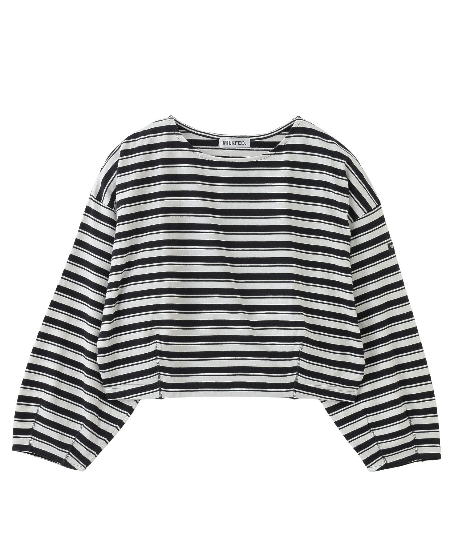 TUCK STRIPE L/S TOP