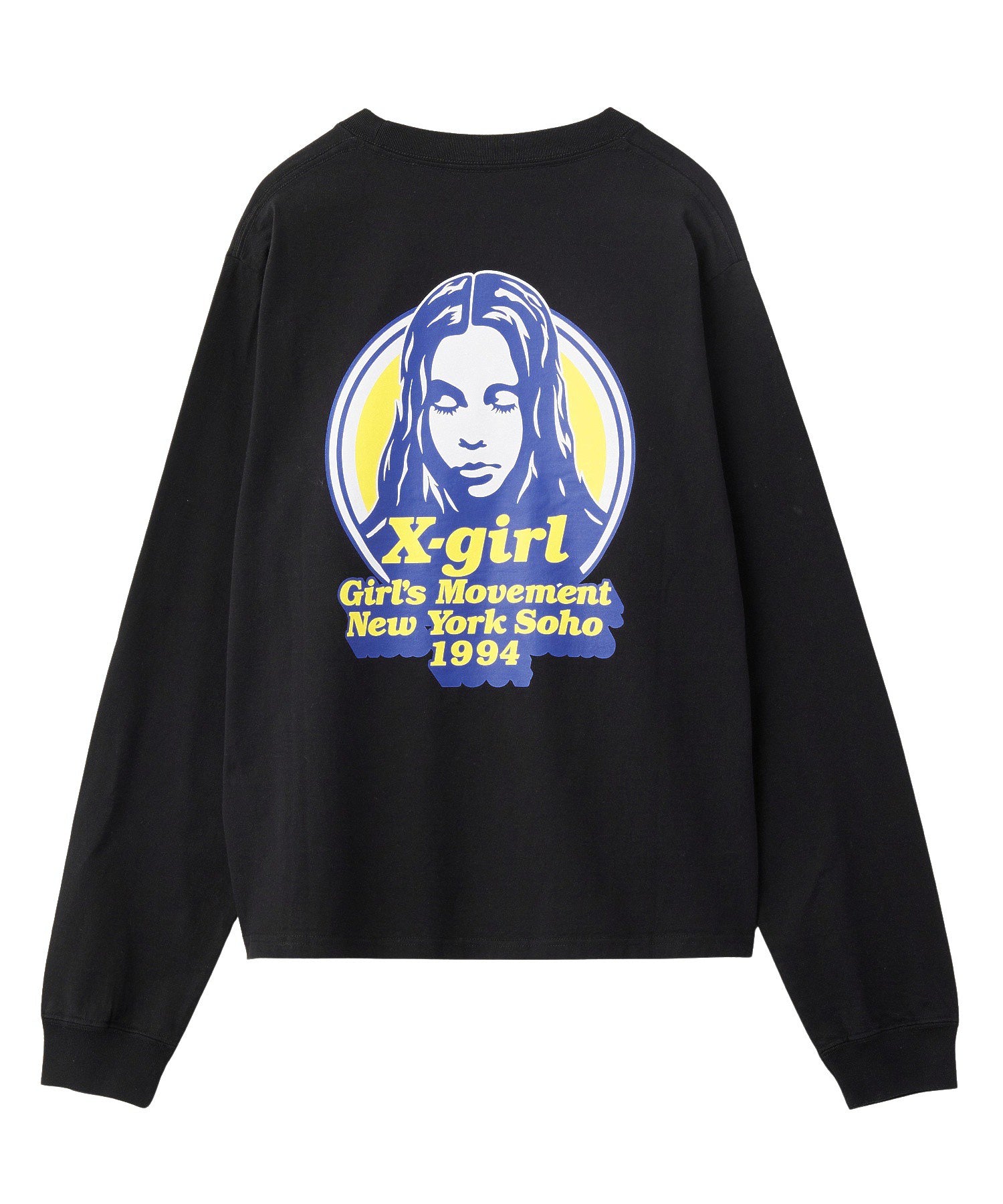 MESSAGE AND FACE CIRCLE LOGO L/S TEE
