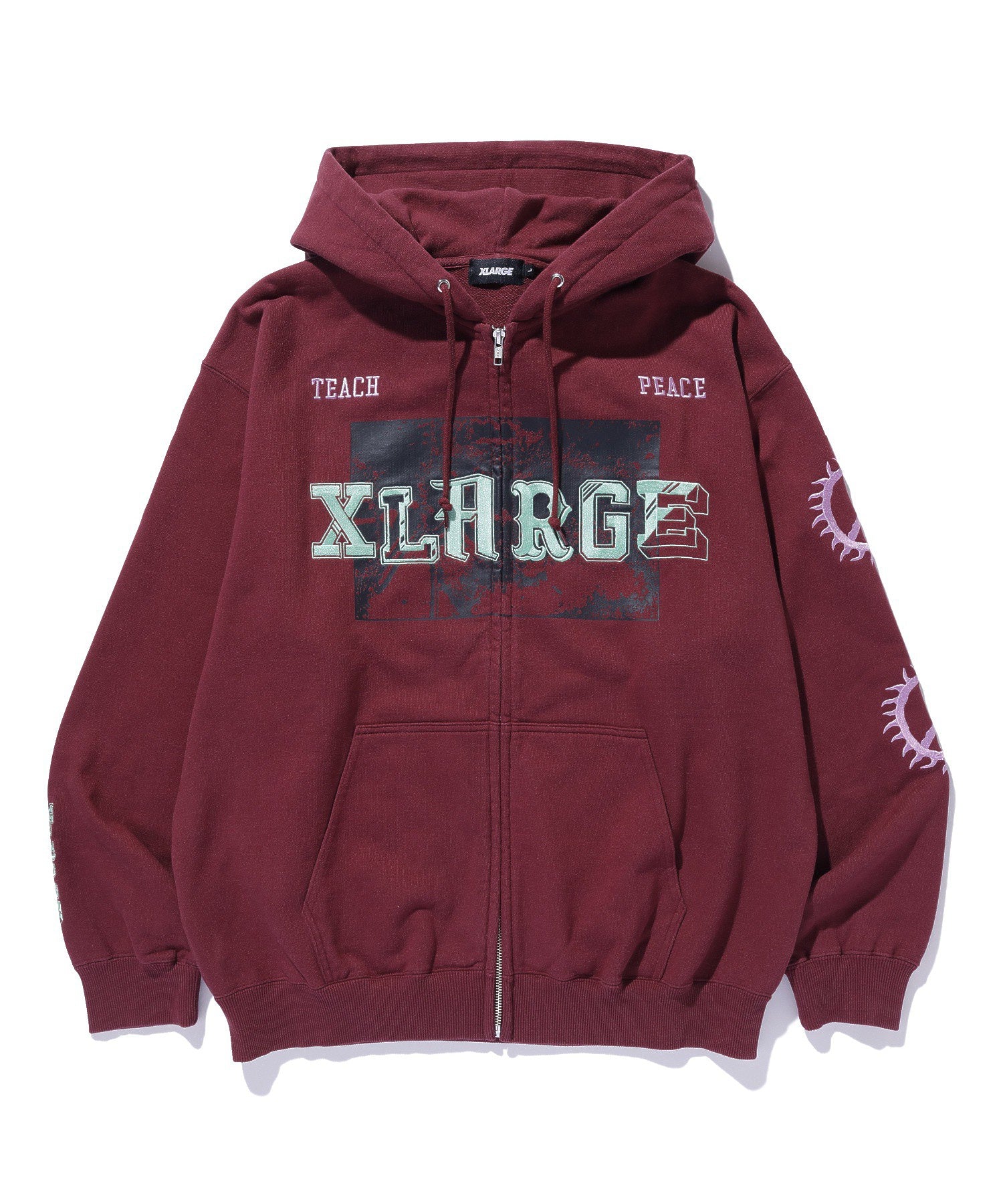 CAMPUS ZIP UP HOODED SWEATSHIRT