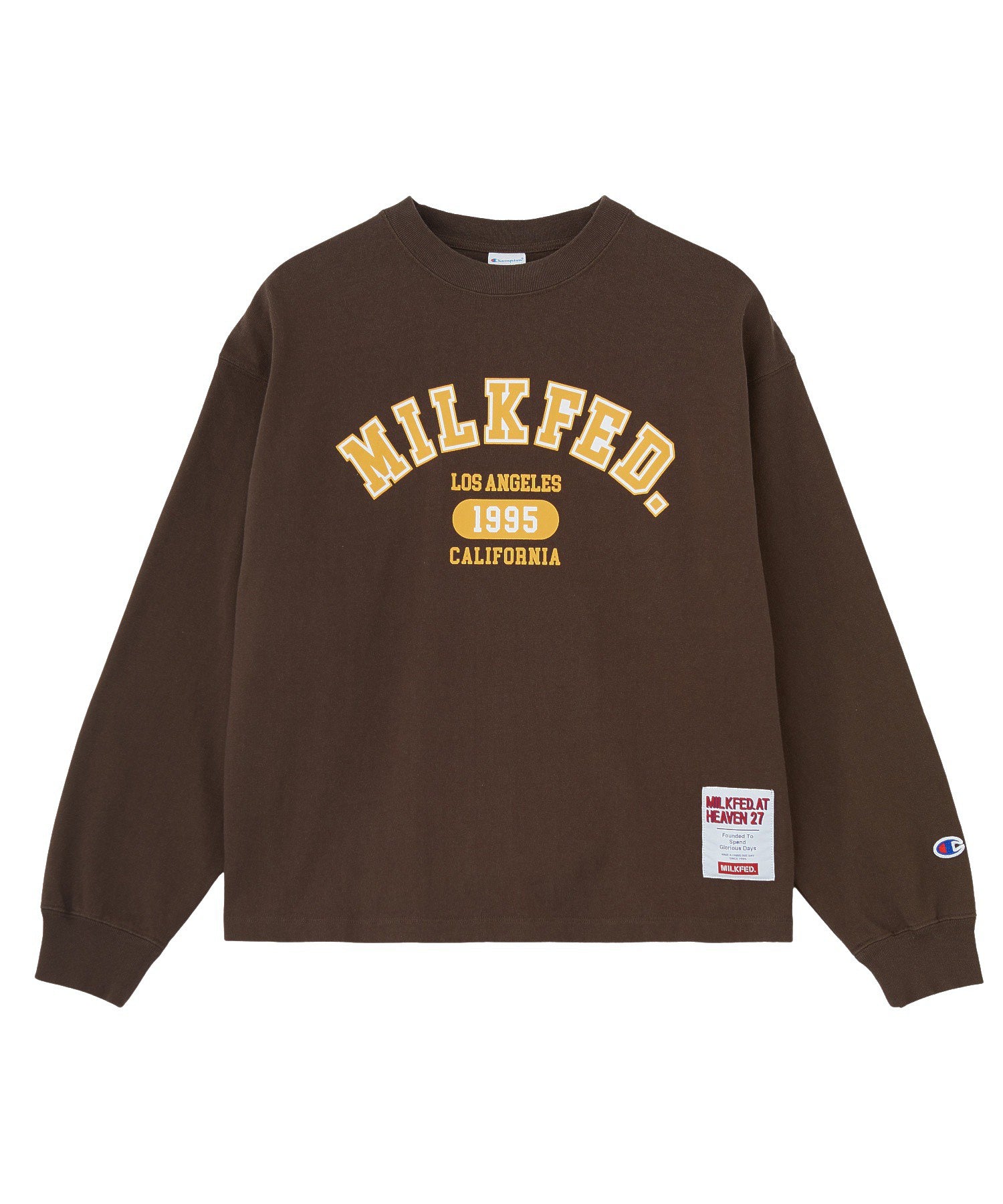 MILKFED.×CHAMPION LS TEE
