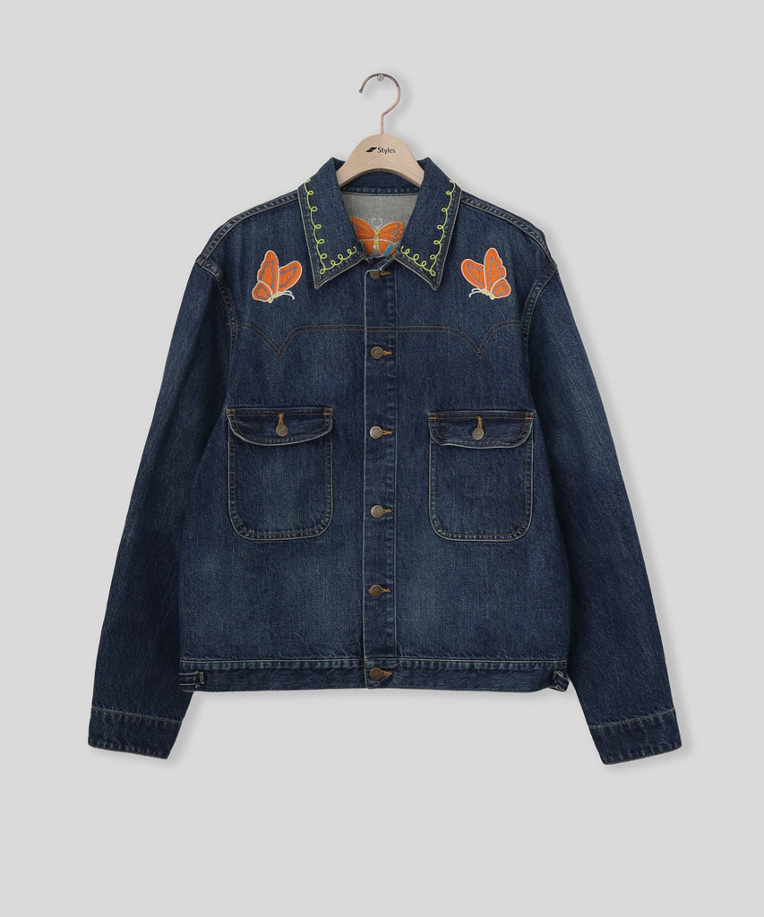 NEEDLES/ニードルズ/Papillon Emd Jean Jacket SX210 – calif（カリフ