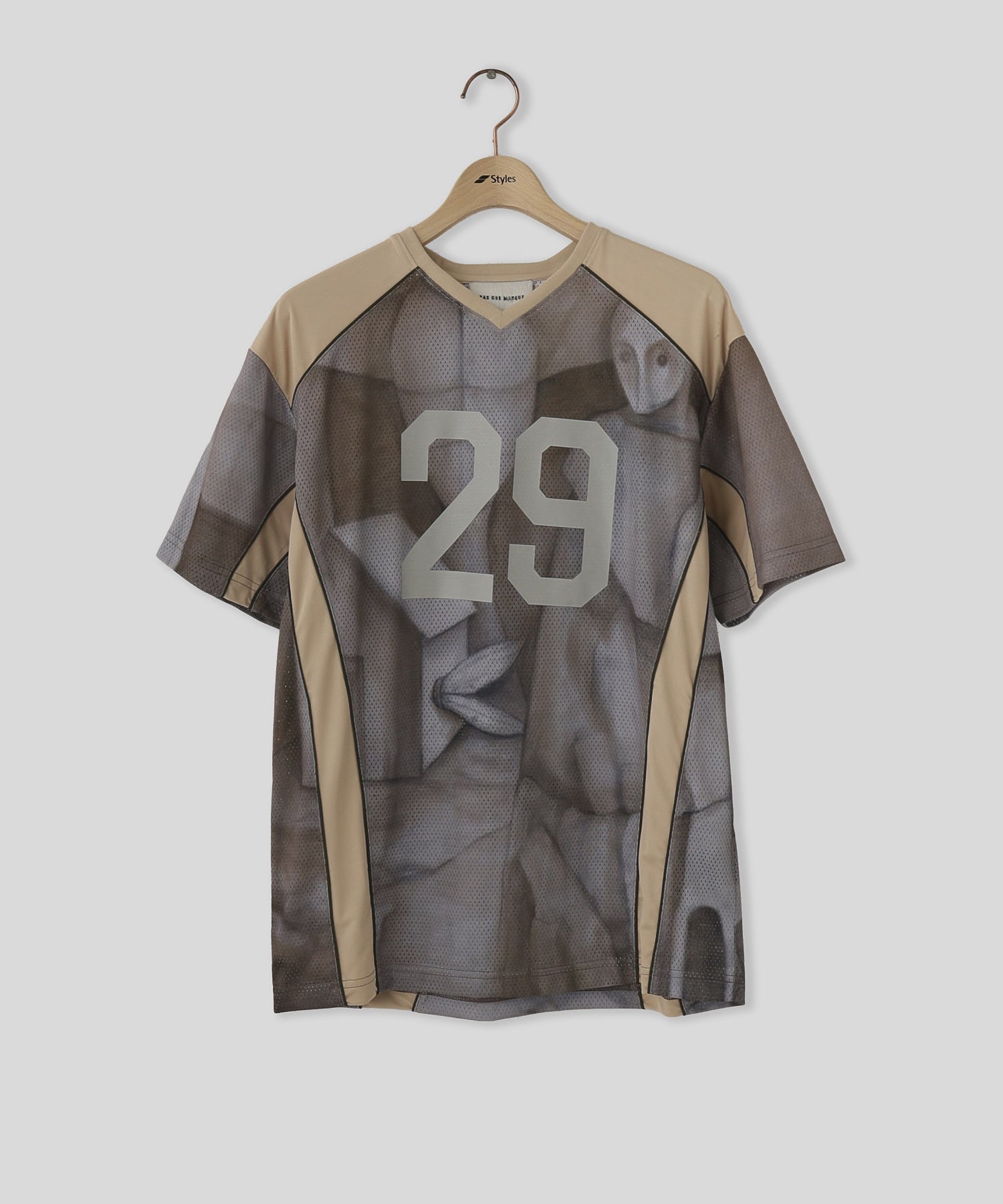 PAS UNE MARQUE/パ・ズュヌ・マルク/MESH TEE WITH PRINT PAS-697