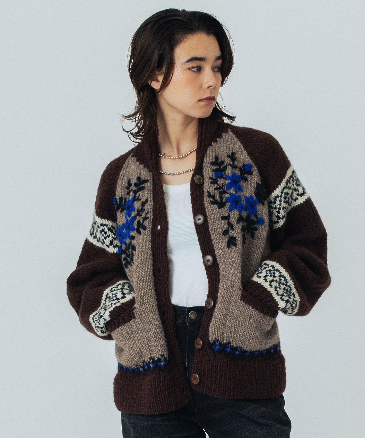 CREOLME/NEPAL KNIT CARDIGAN