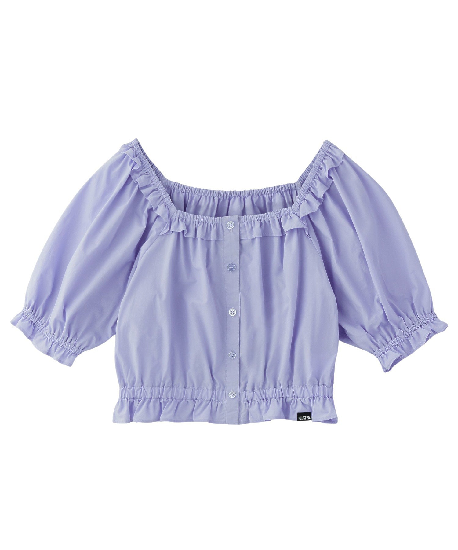 SQUARE NECK PUFF SLEEVE BLOUSE