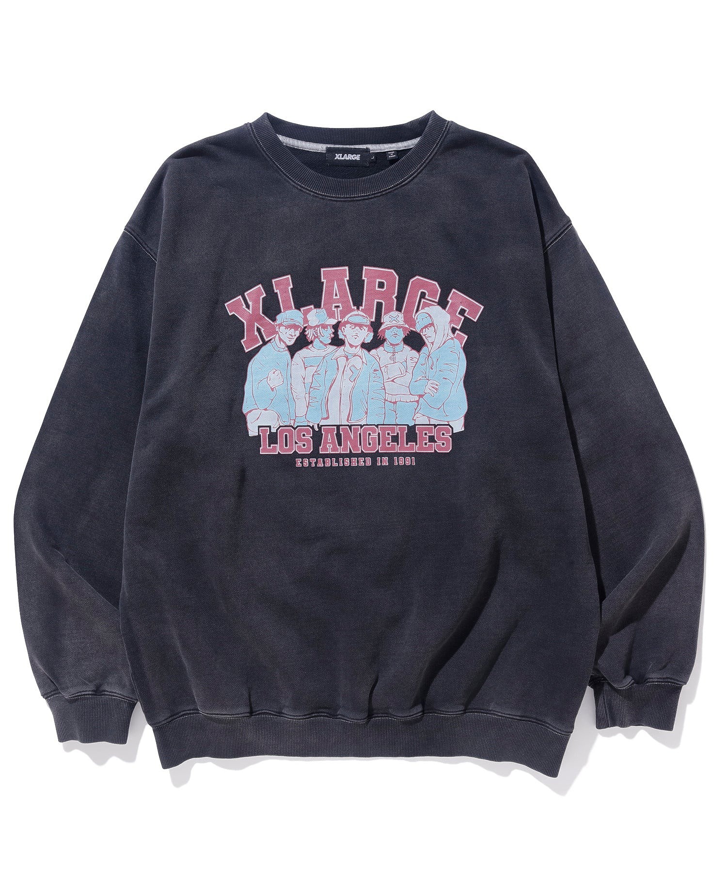 EST 1991 BLEACHED CREWNECK SWEATSHIRT XLARGE