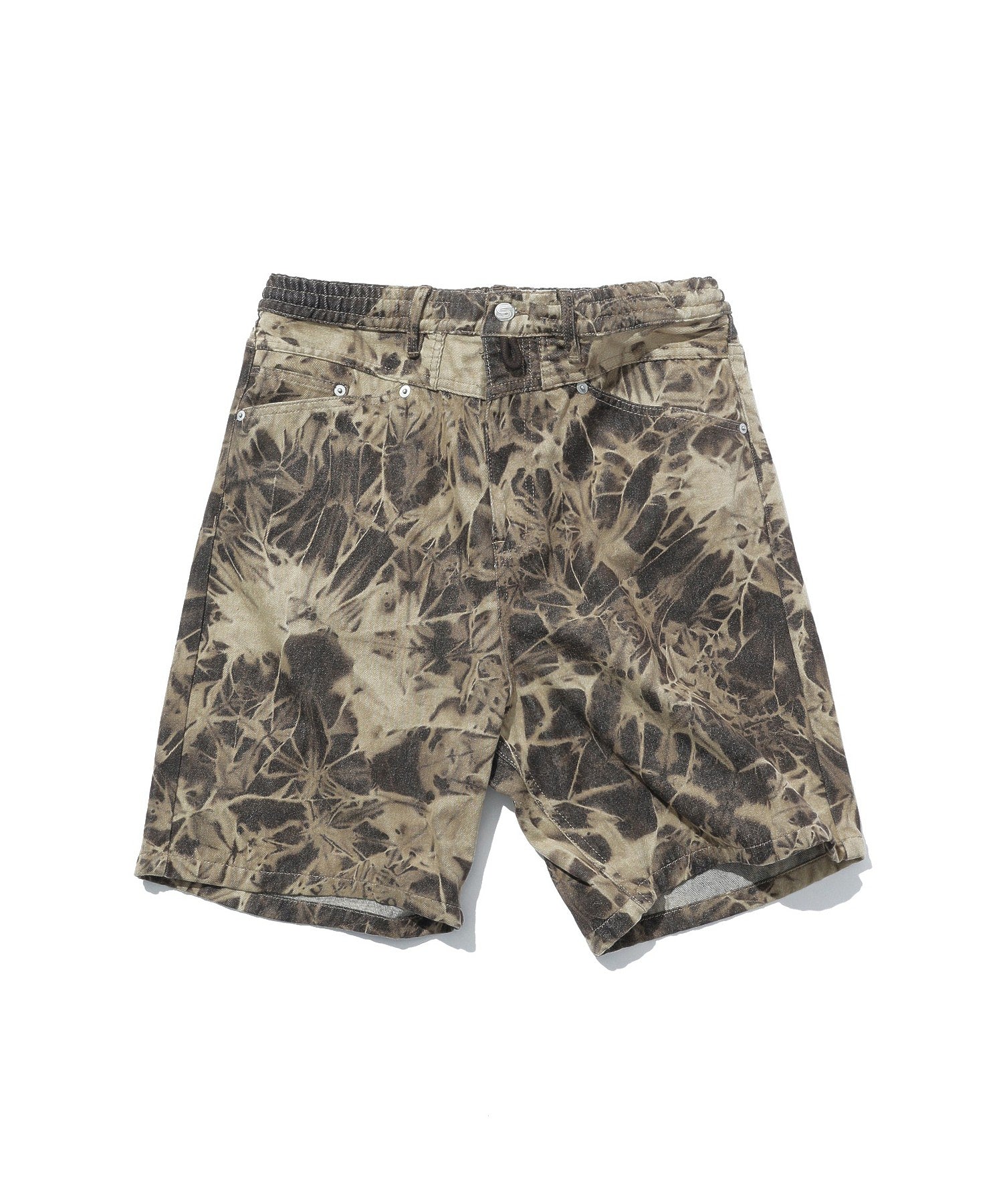 UNEVEN DYED SHORTS