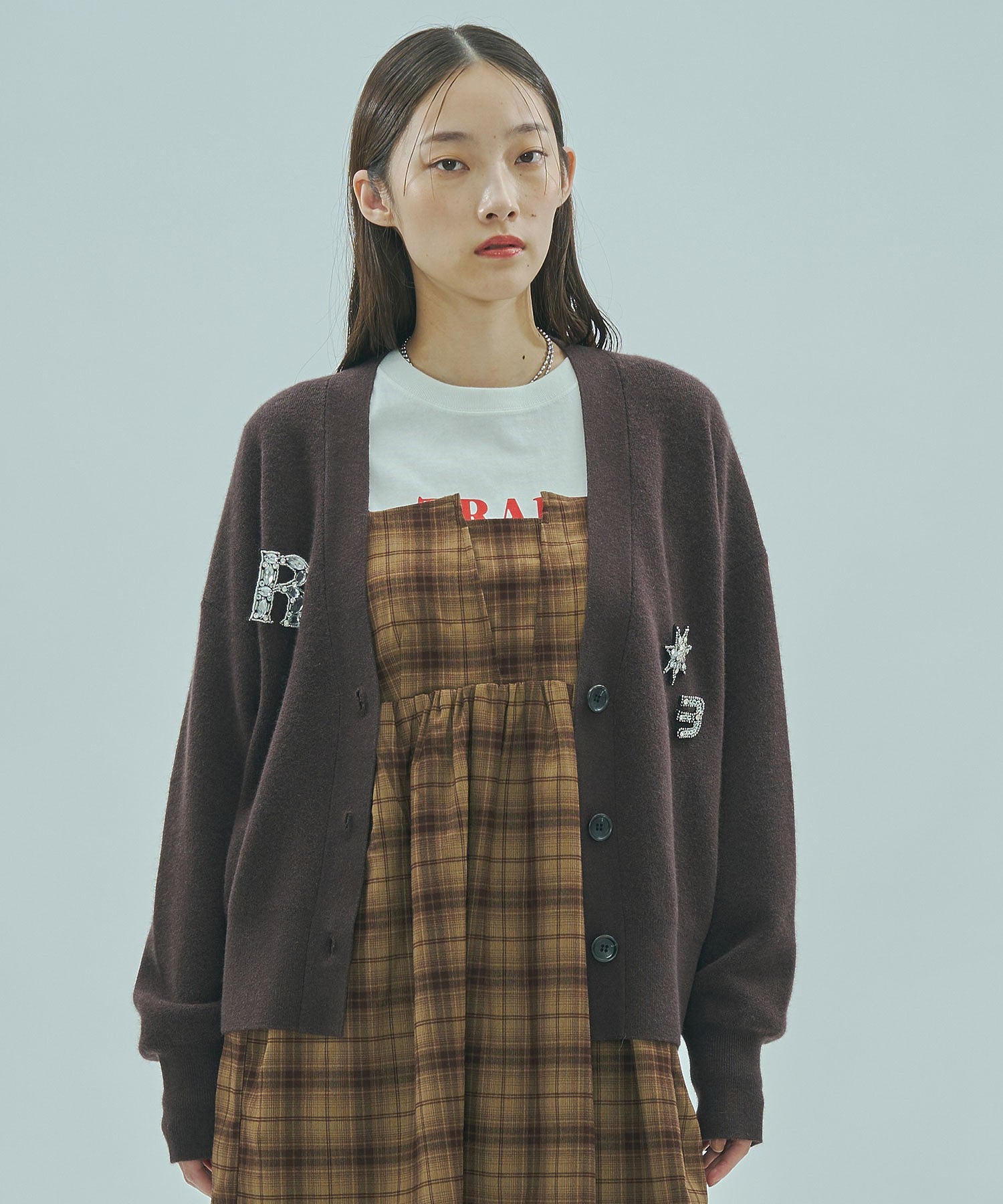 BIJOU BROOCH CARDIGAN