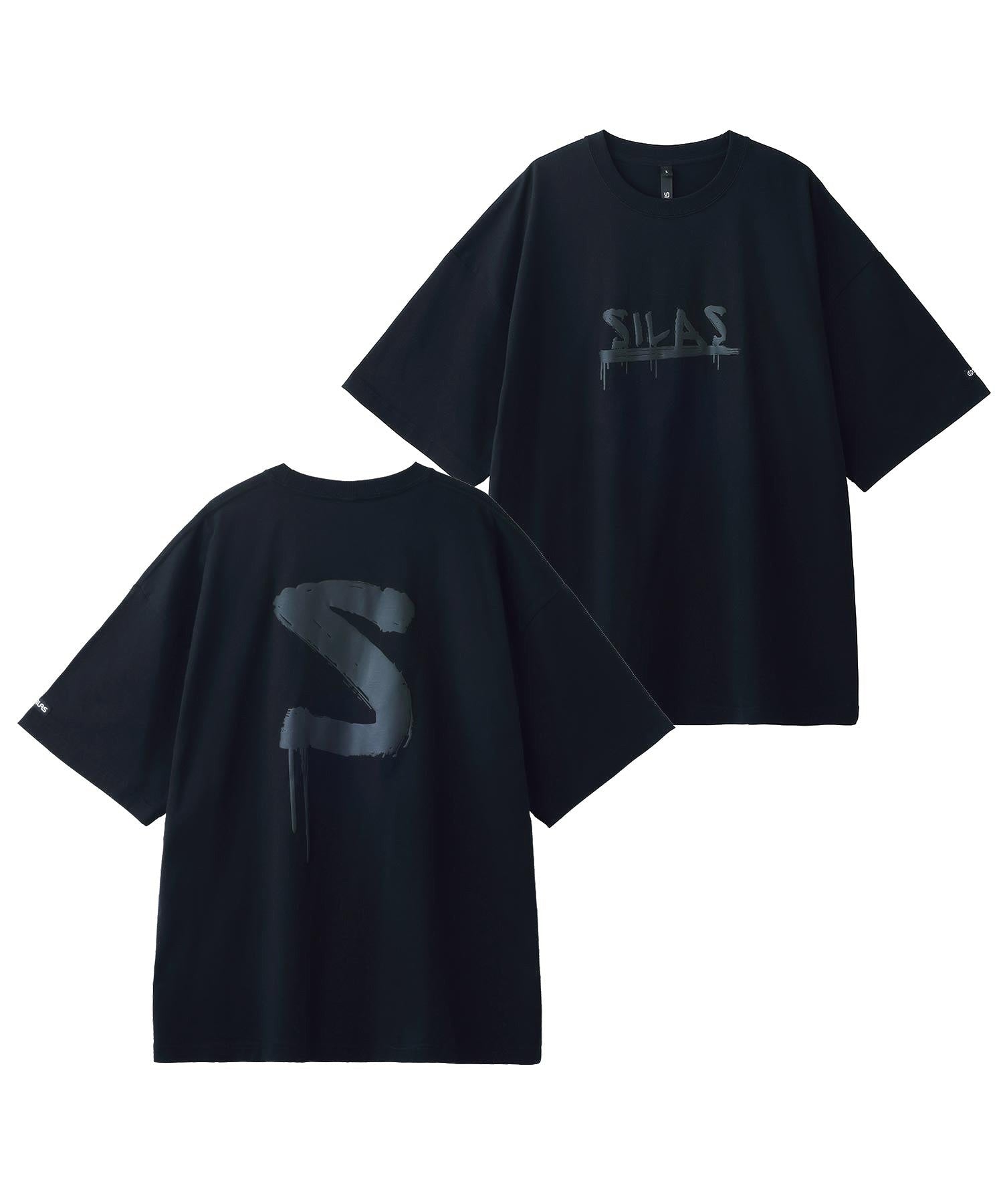 DRIP LOGO PRINT WIDE S/S TEE SILAS