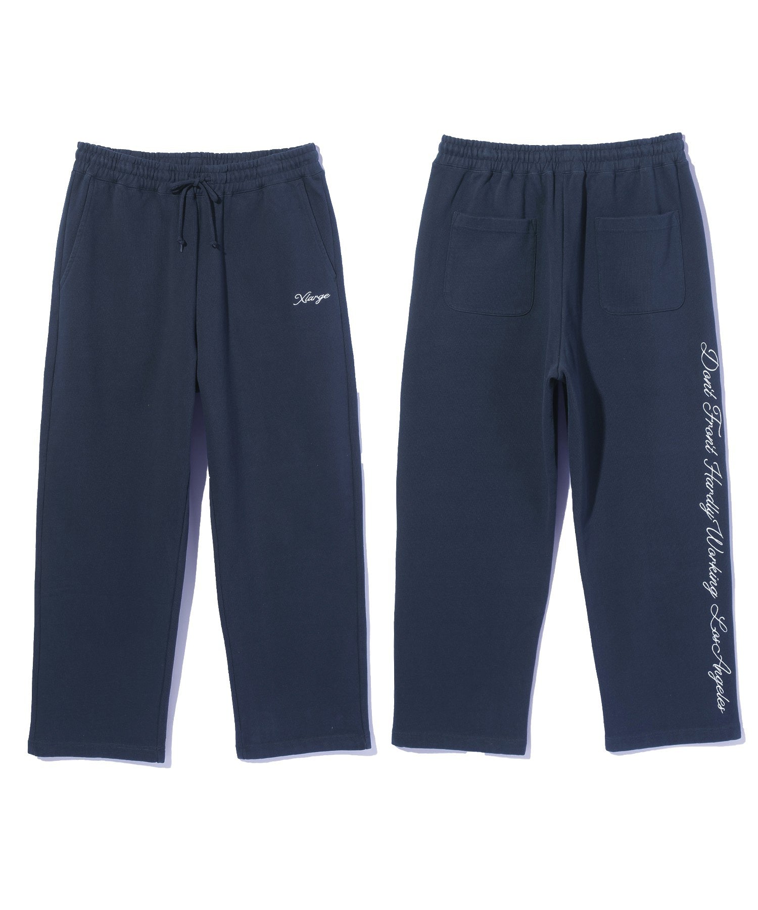 CURSIVE WIDE SWEAT PANTS
