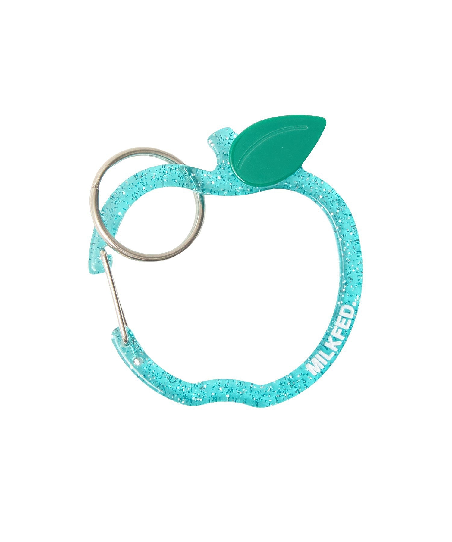 GLITTER APPLE CARABINER