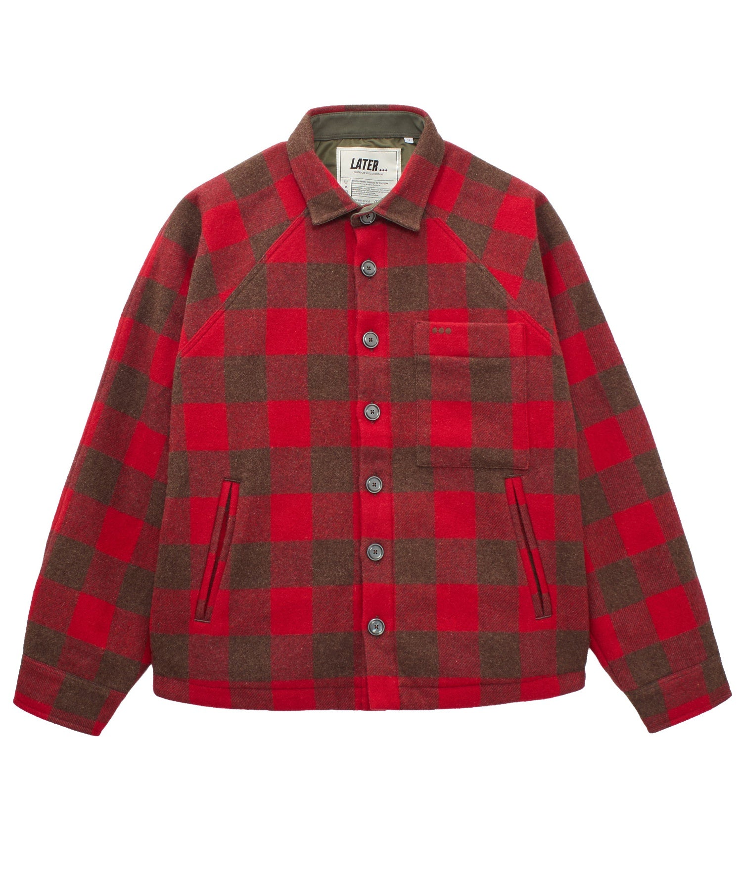 LATER/レイター/DUNE JACKET IN LINED WOOL LAT_DLD1CRM