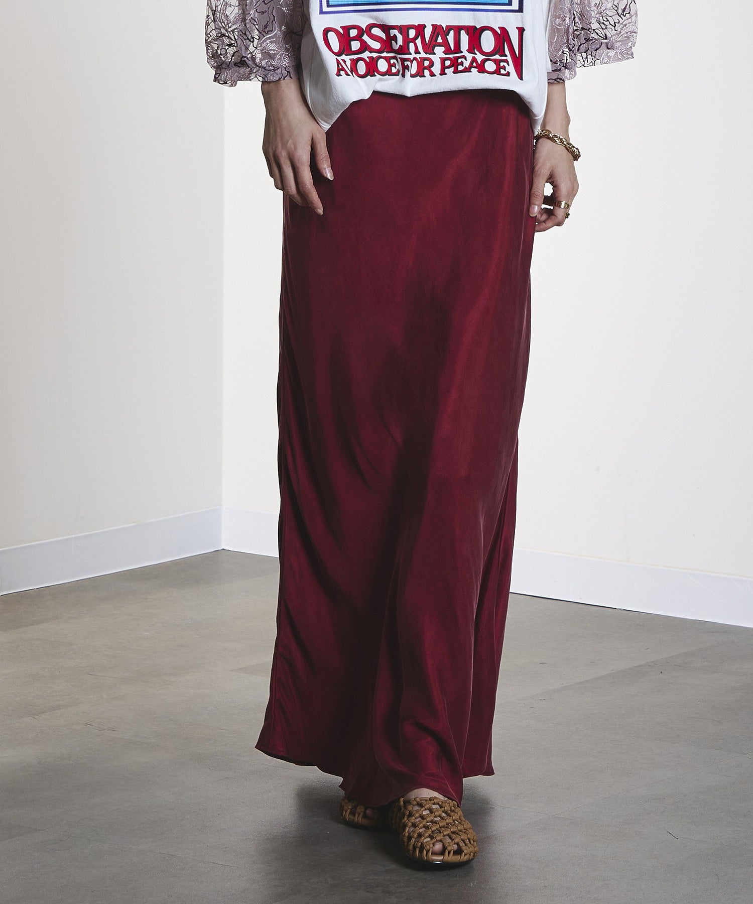 model:161cm 着用サイズ:M