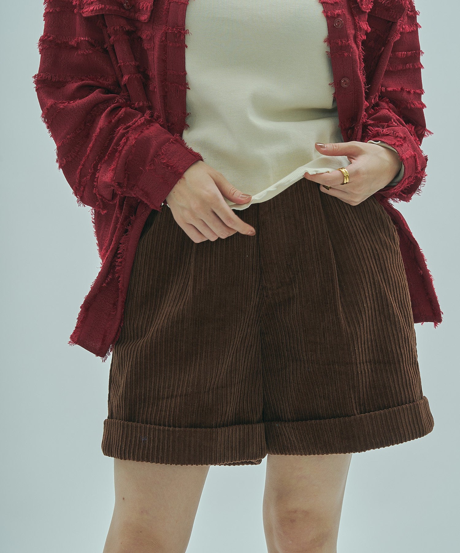 model:163cm 着用サイズ:S