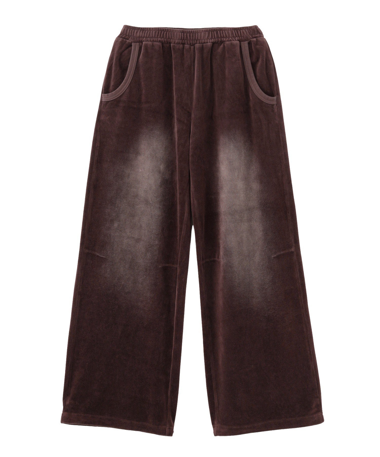 FADED VELOUR LOOSE FIT PANTS