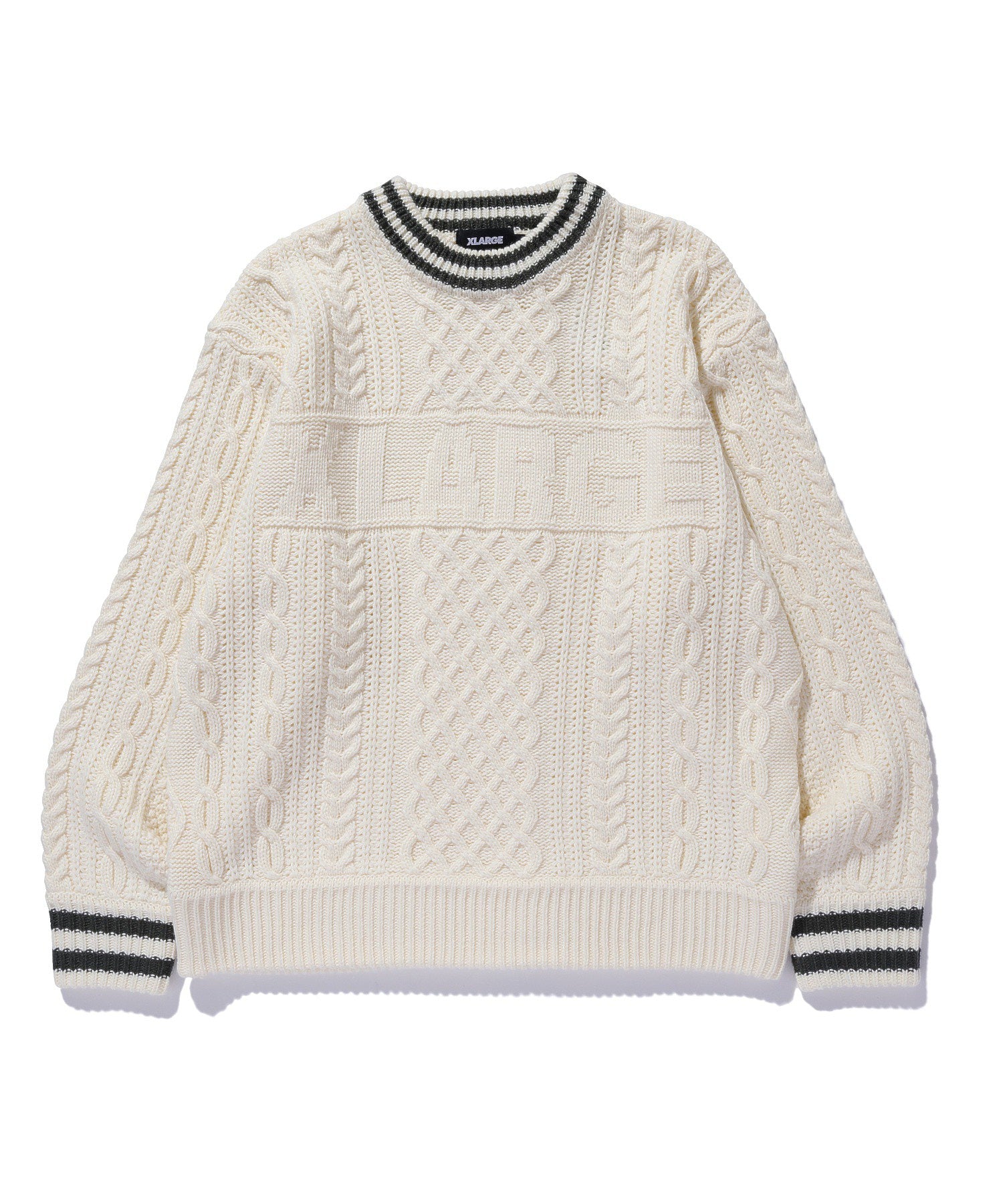 CABLE CREWNECK KNIT