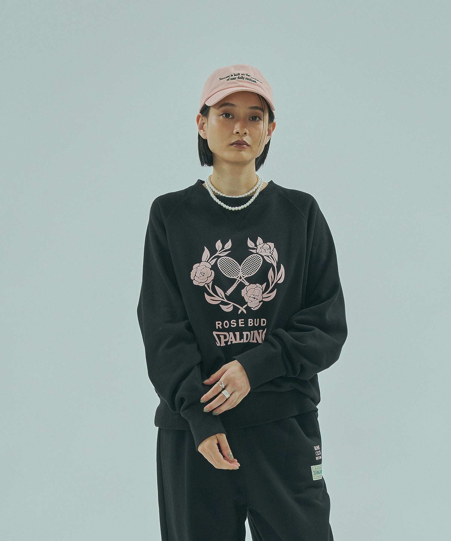 SPALDING x ROSE BUD ATHLETIC CLUB L/S SWEAT
