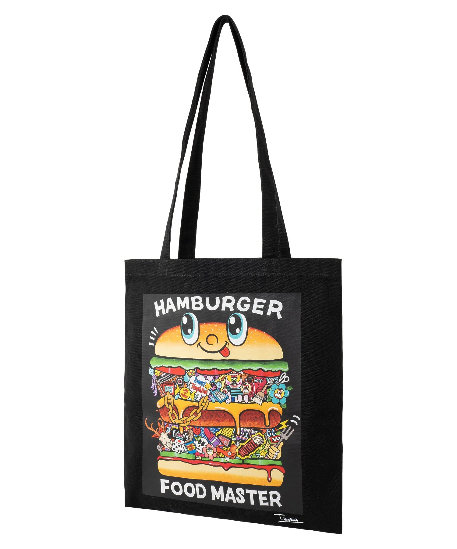 TETSUJI AOYAMA FOOD MASTER TOTE BAG calif-ART