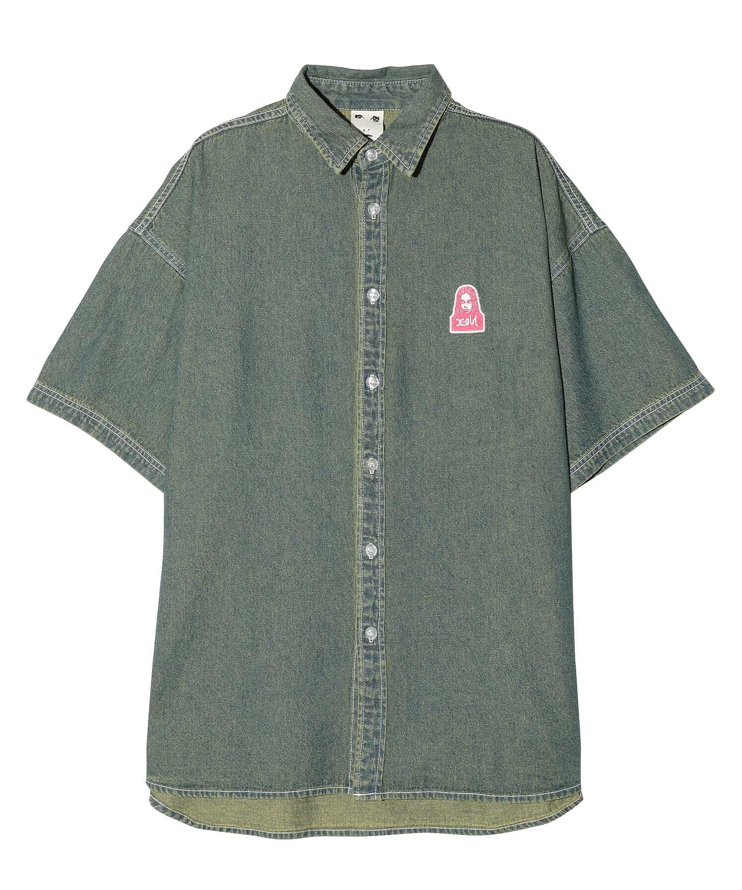 FACE DENIM S/S SHIRT X-girl